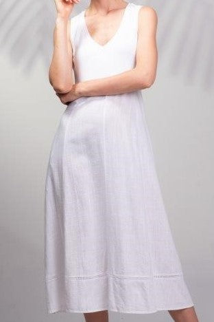 Mix Media Midi Dress
