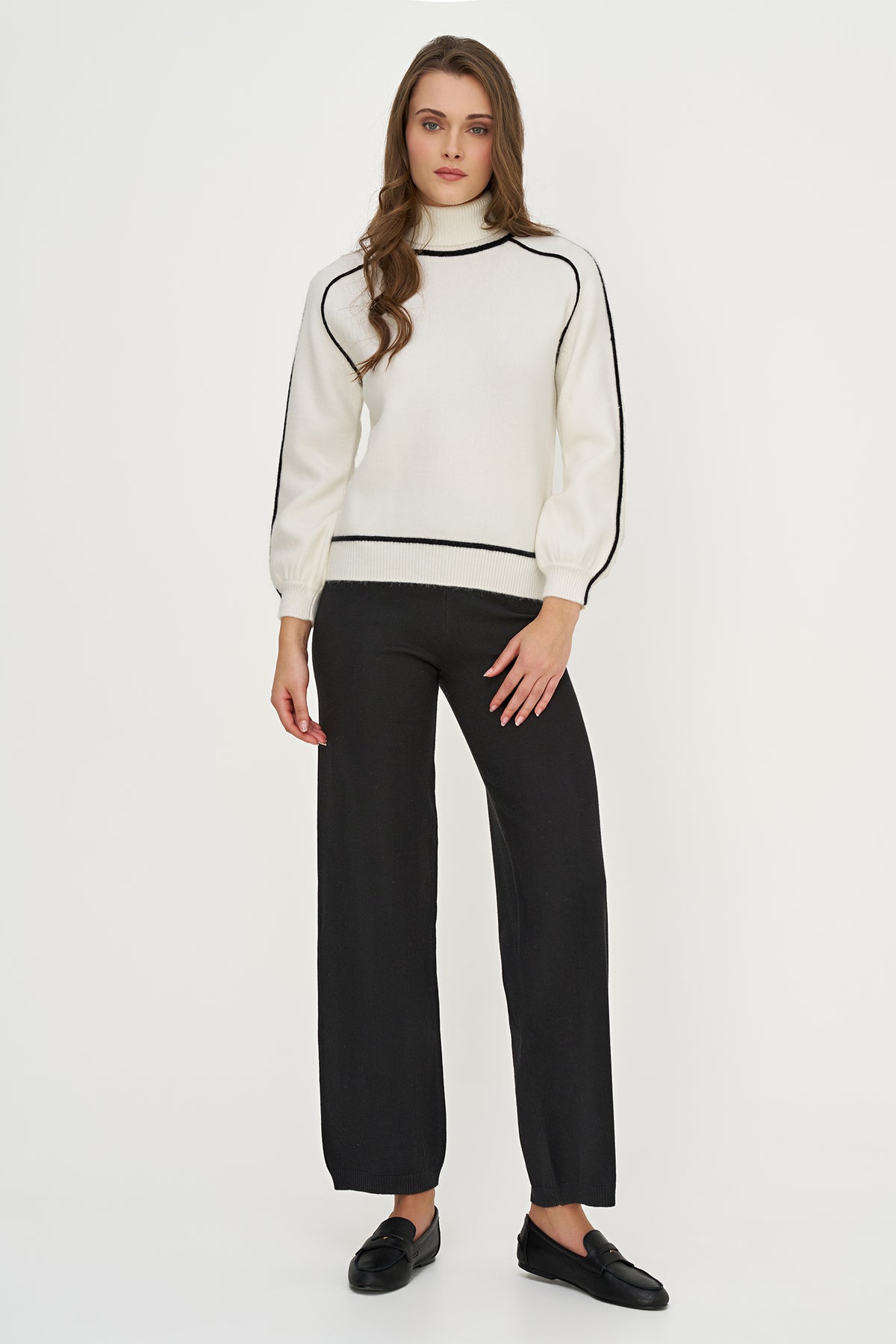 Wide Leg Knit Pant