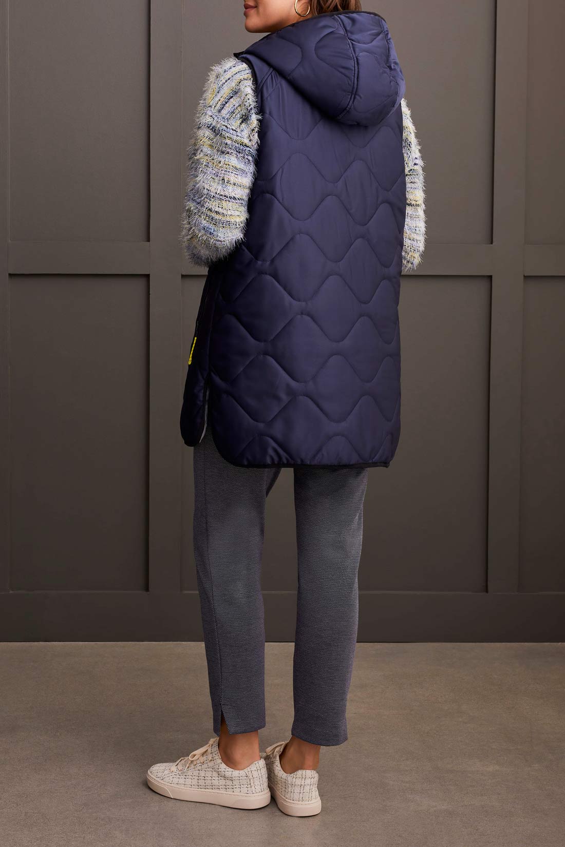 Reversible Long Puffer Vest