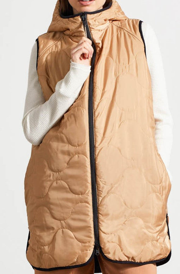 Reversible Long Puffer Vest