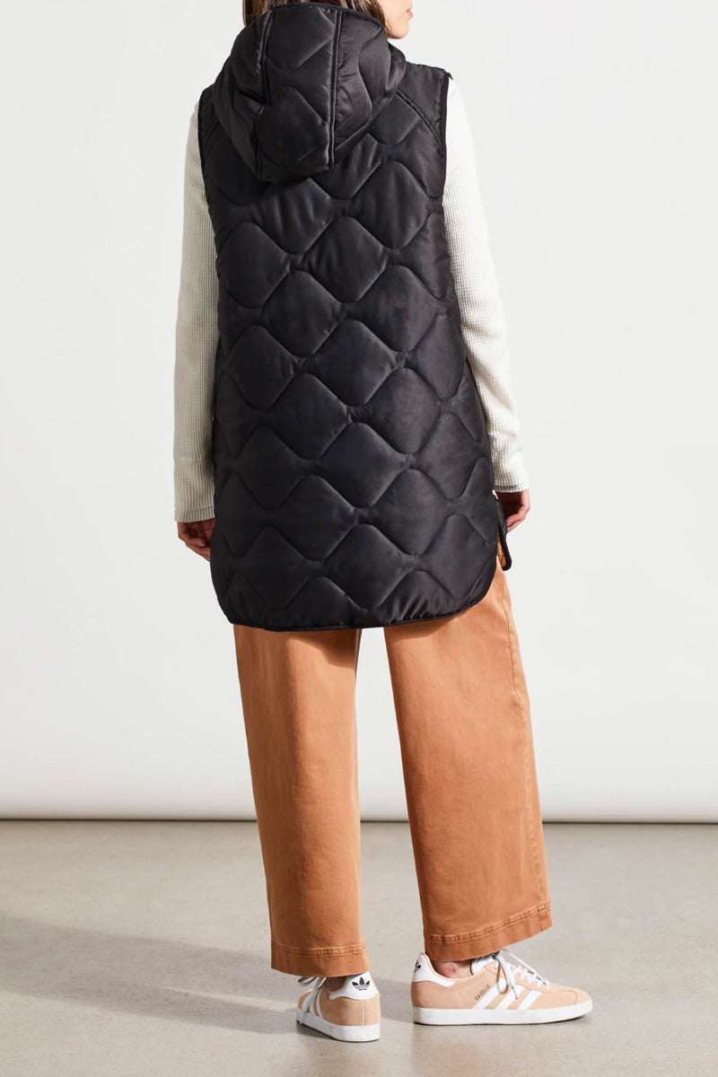 Reversible Long Puffer Vest