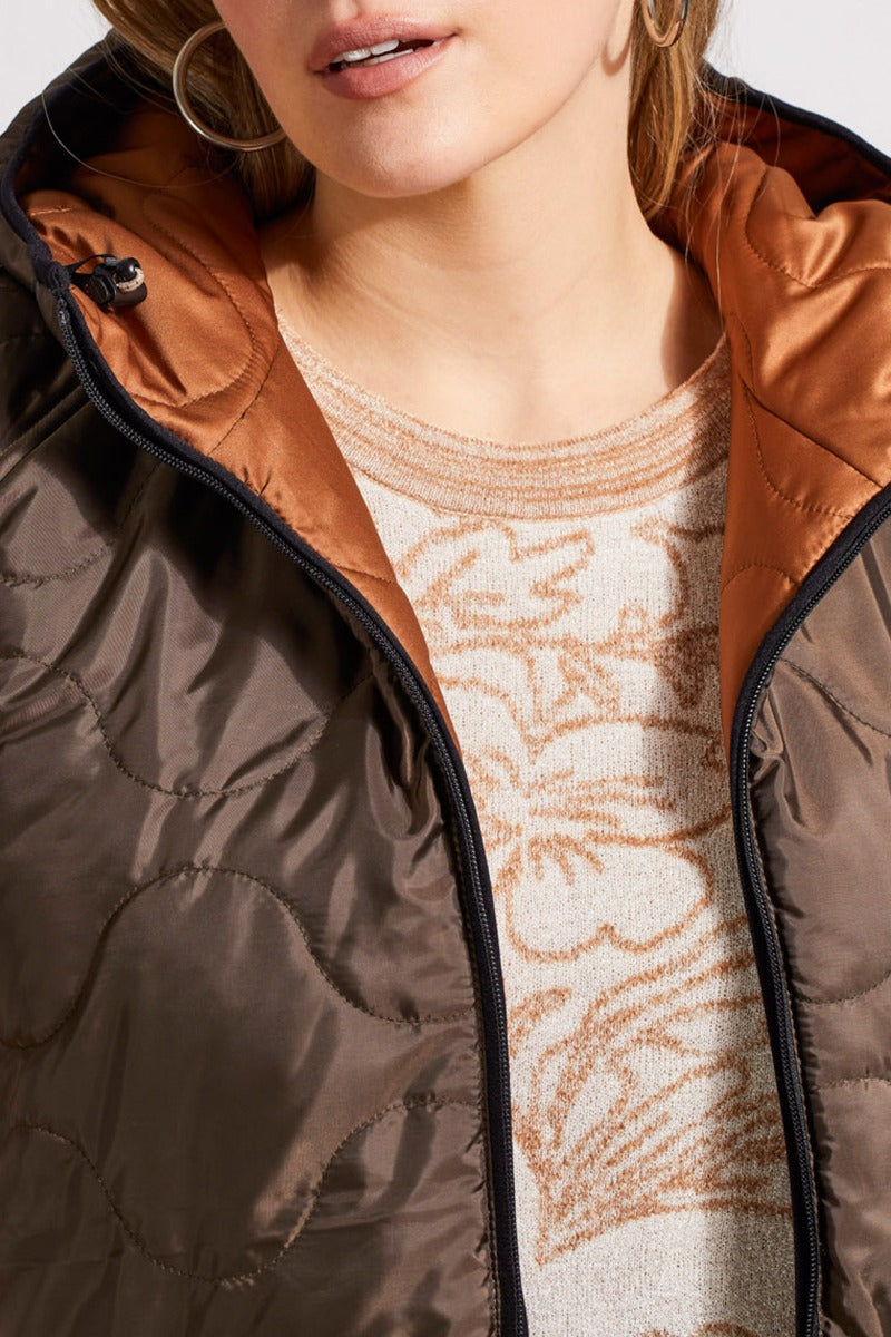 Reversible Long Puffer Vest