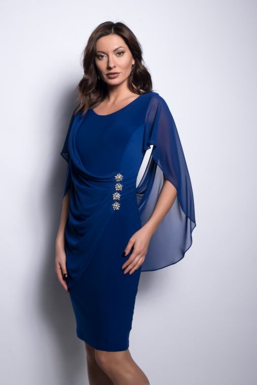 Chiffon Drape Dress