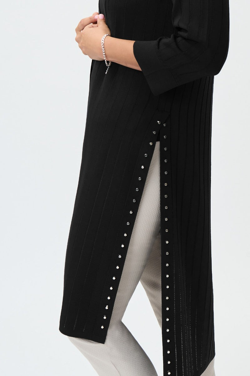 Stud Slit Duster Cardigan