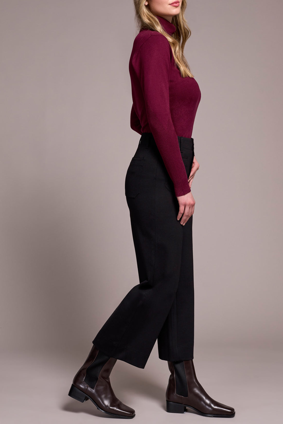 Zip Front Ponte Culotte