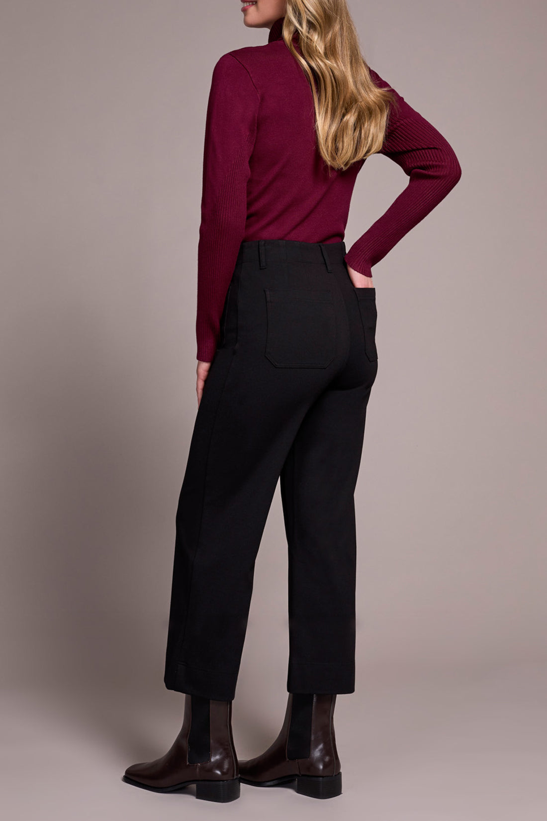 Zip Front Ponte Culotte
