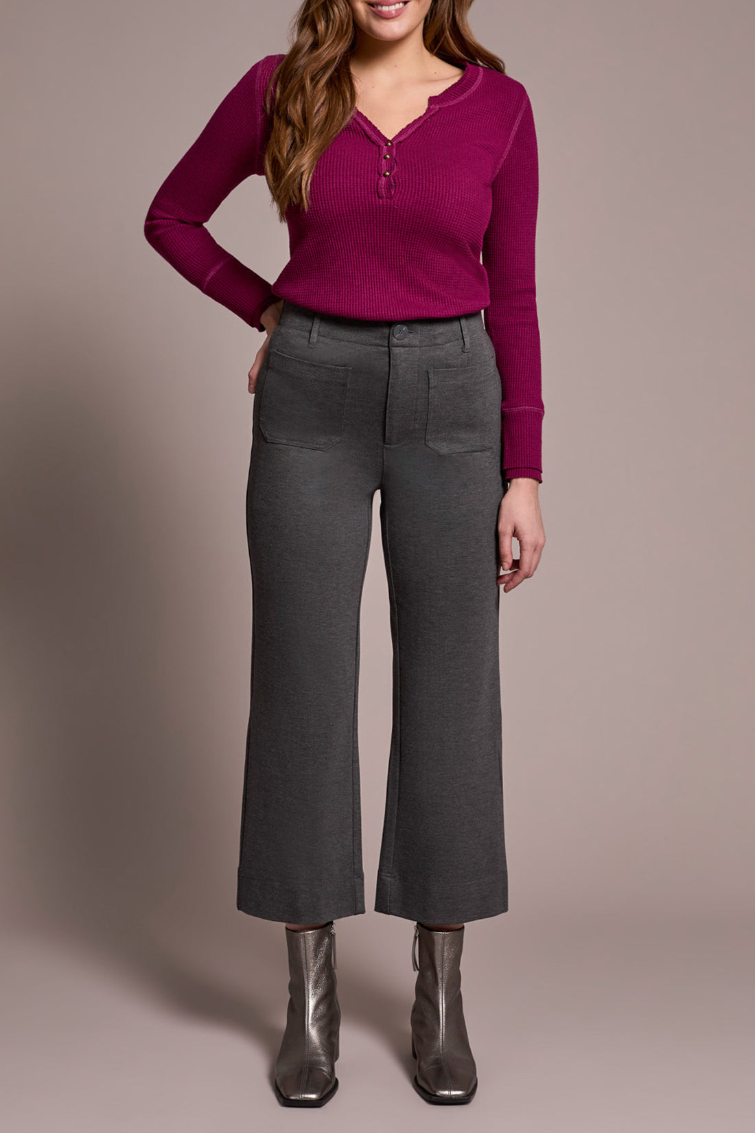 Zip Front Ponte Culotte