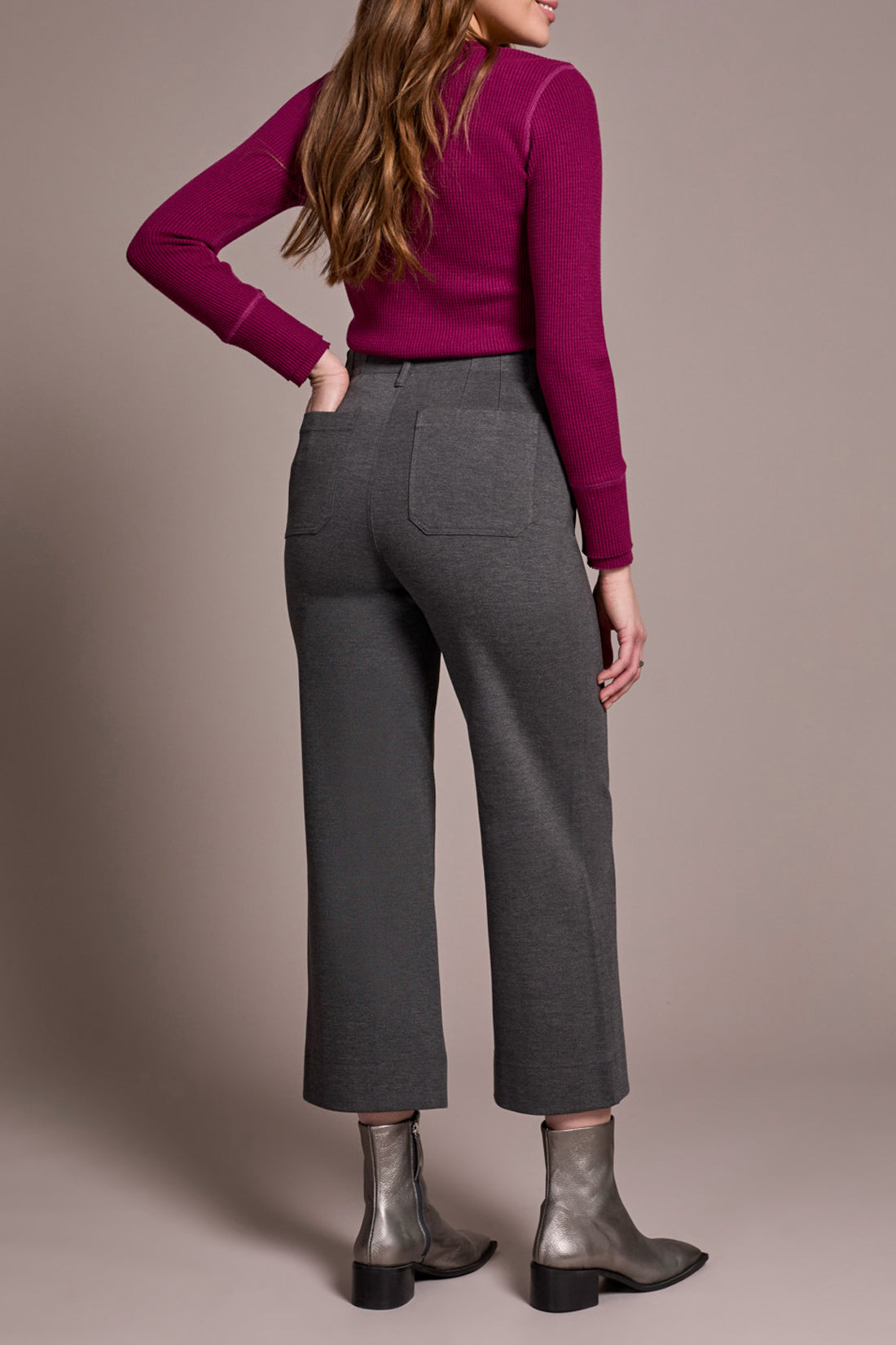 Zip Front Ponte Culotte