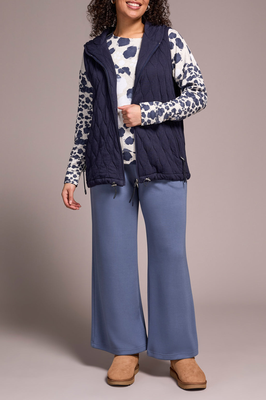 Quilt Zip Front Vest