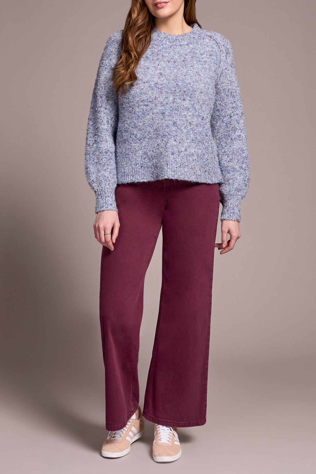 Boucle Crew Neck Pullover