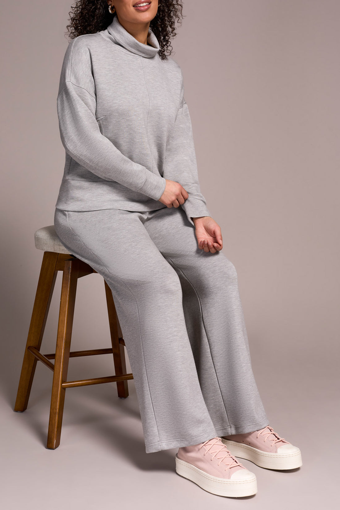 Cowl Neck Sweatshirt