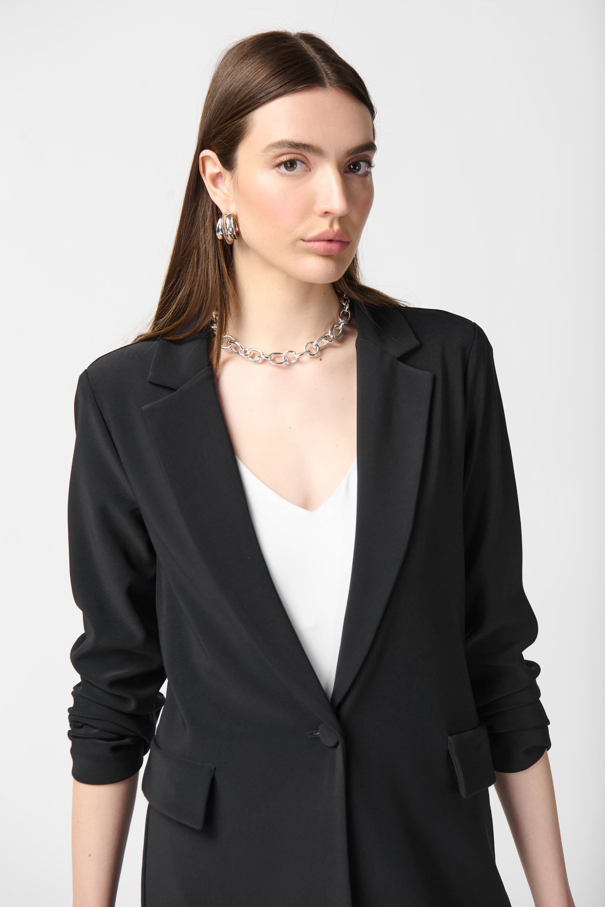 Button Front Blazer