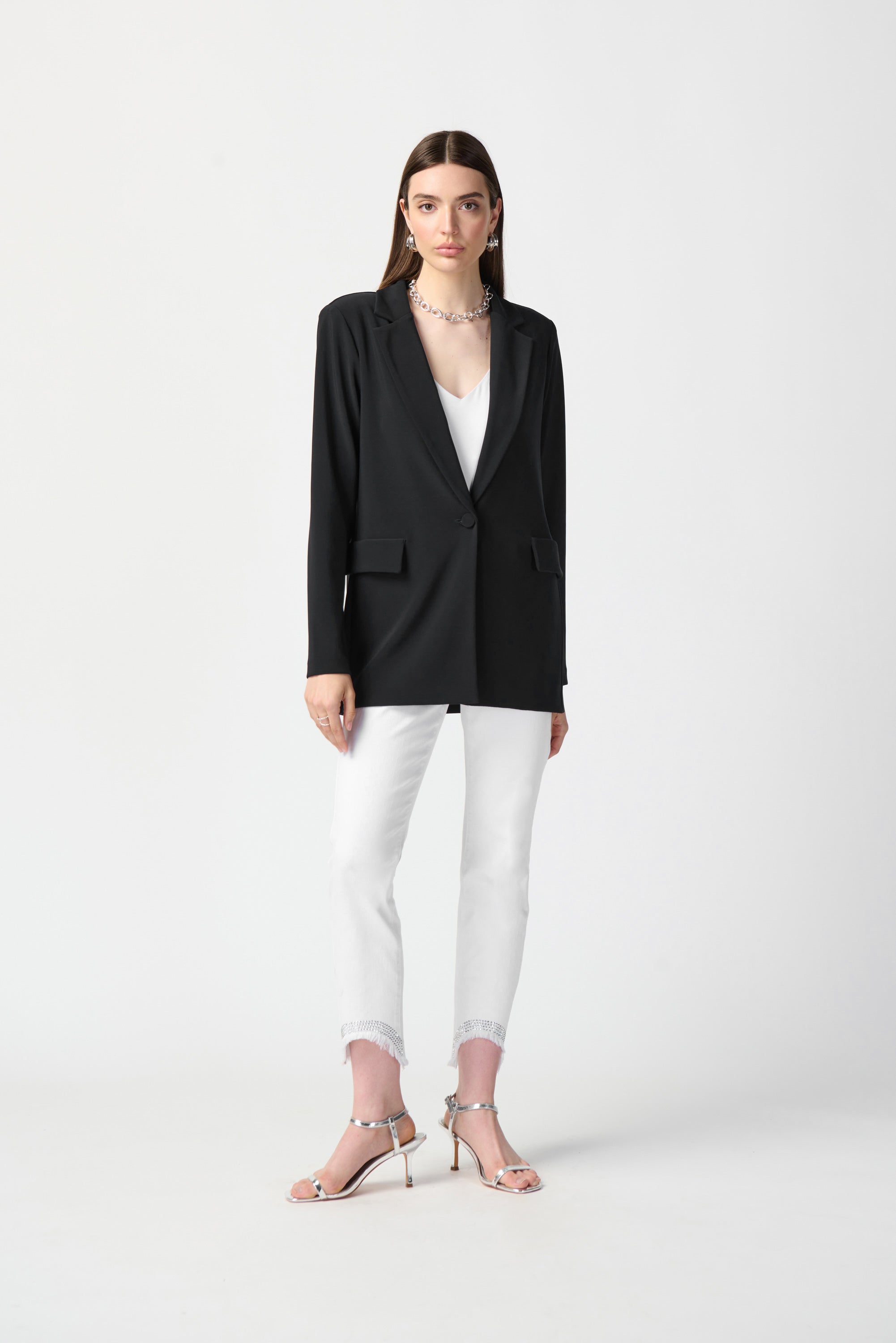 Button Front Blazer