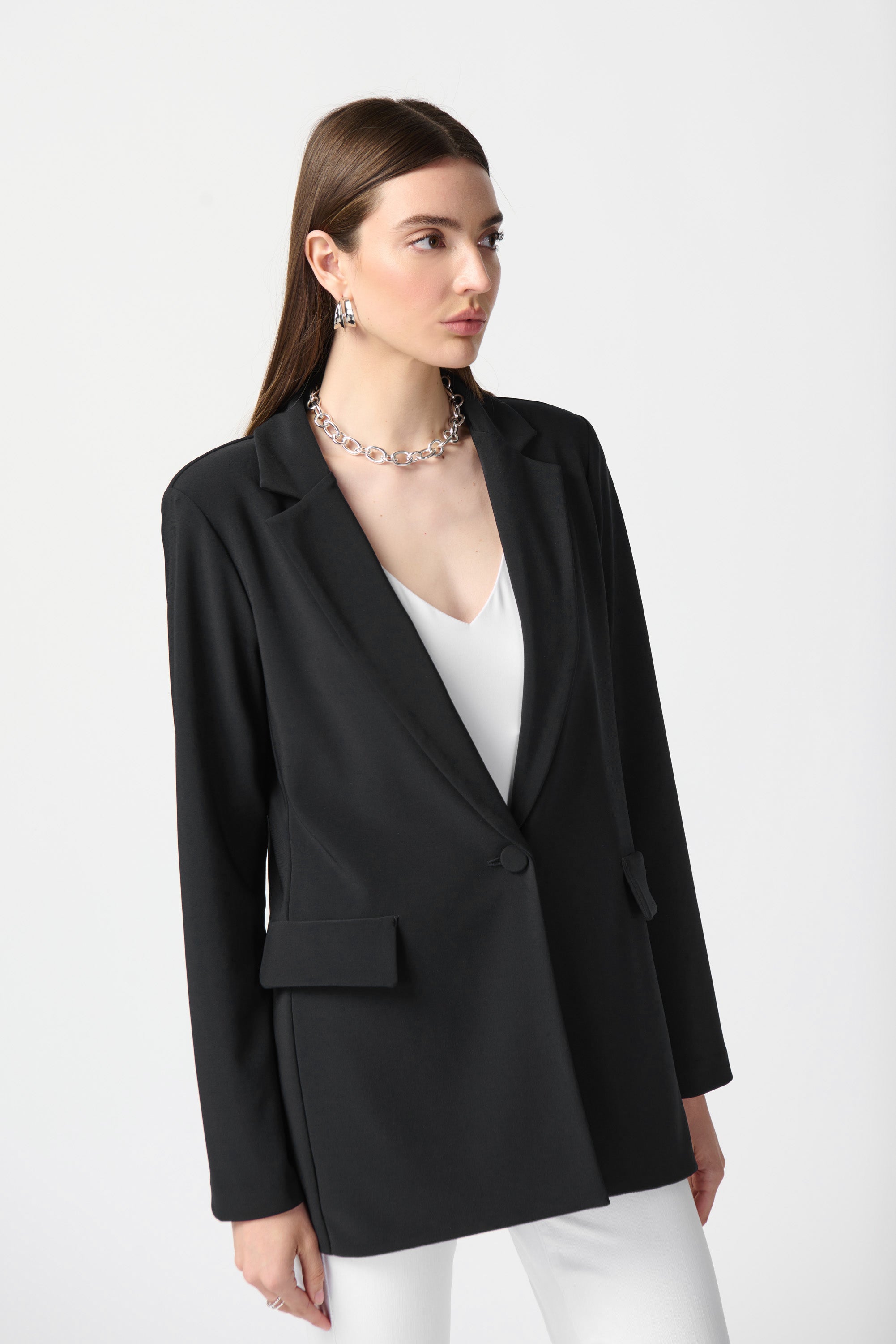 Button Front Blazer