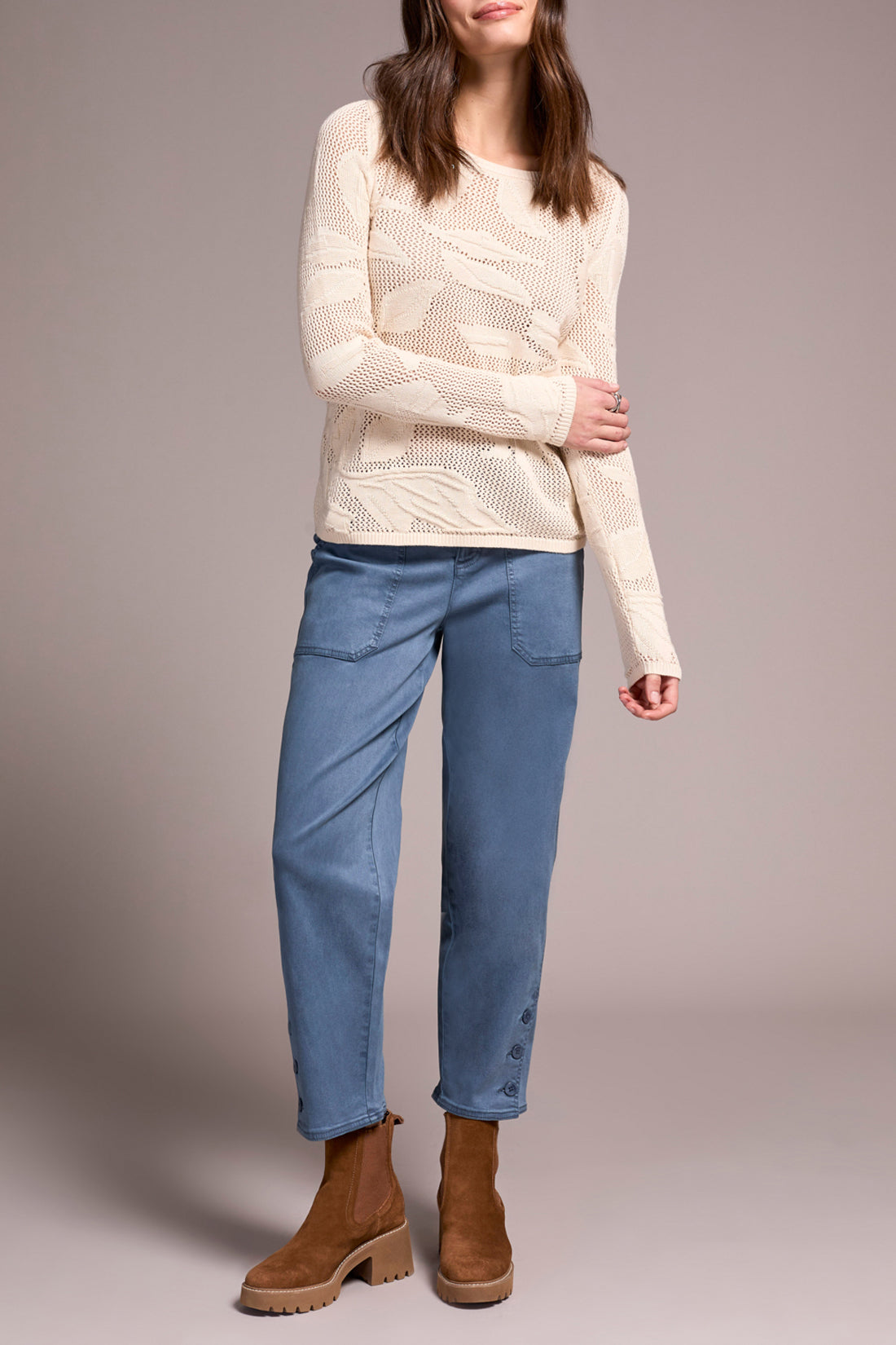 Crochet Cotton Pullover