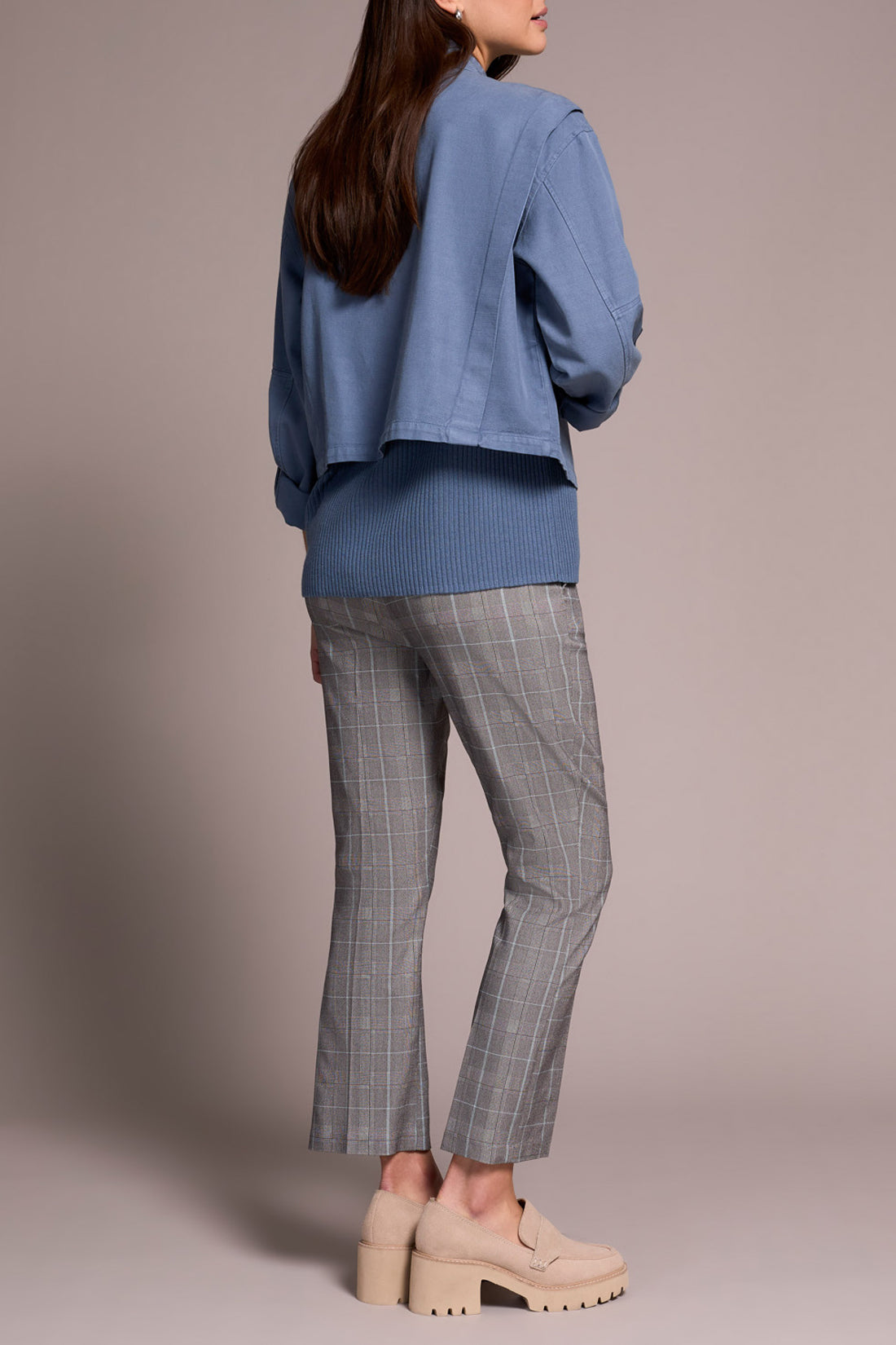 Cotton Twill Crop Jacket