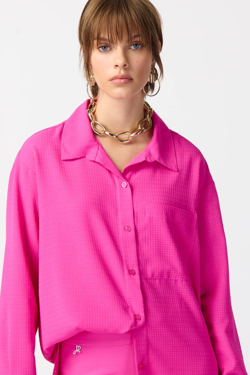 Jacquard Oversize Shirt