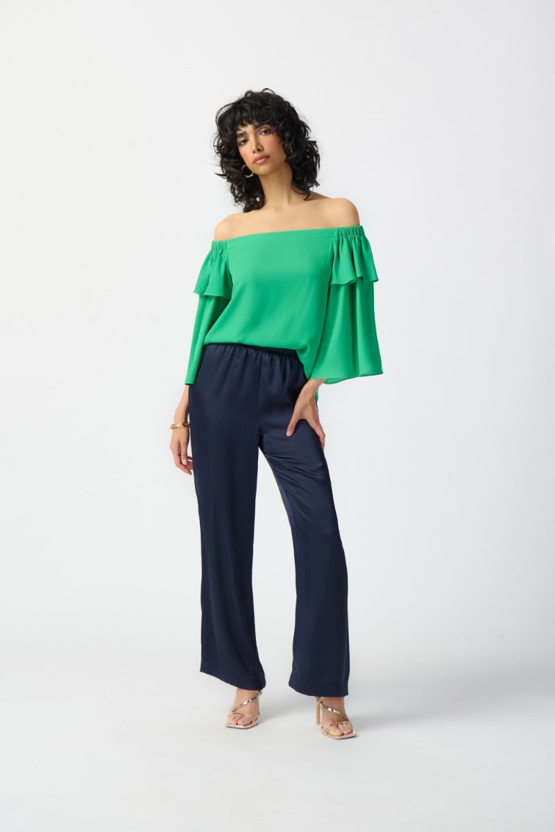 Off-the-Shoulder 3/4 Sleeve Top