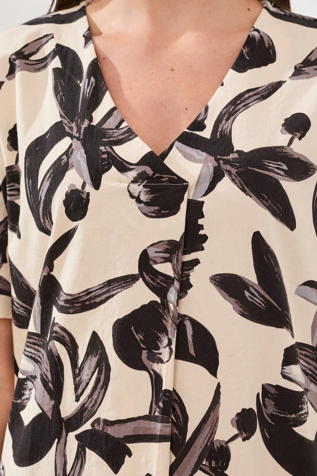 Floral Print  Cotton Dress