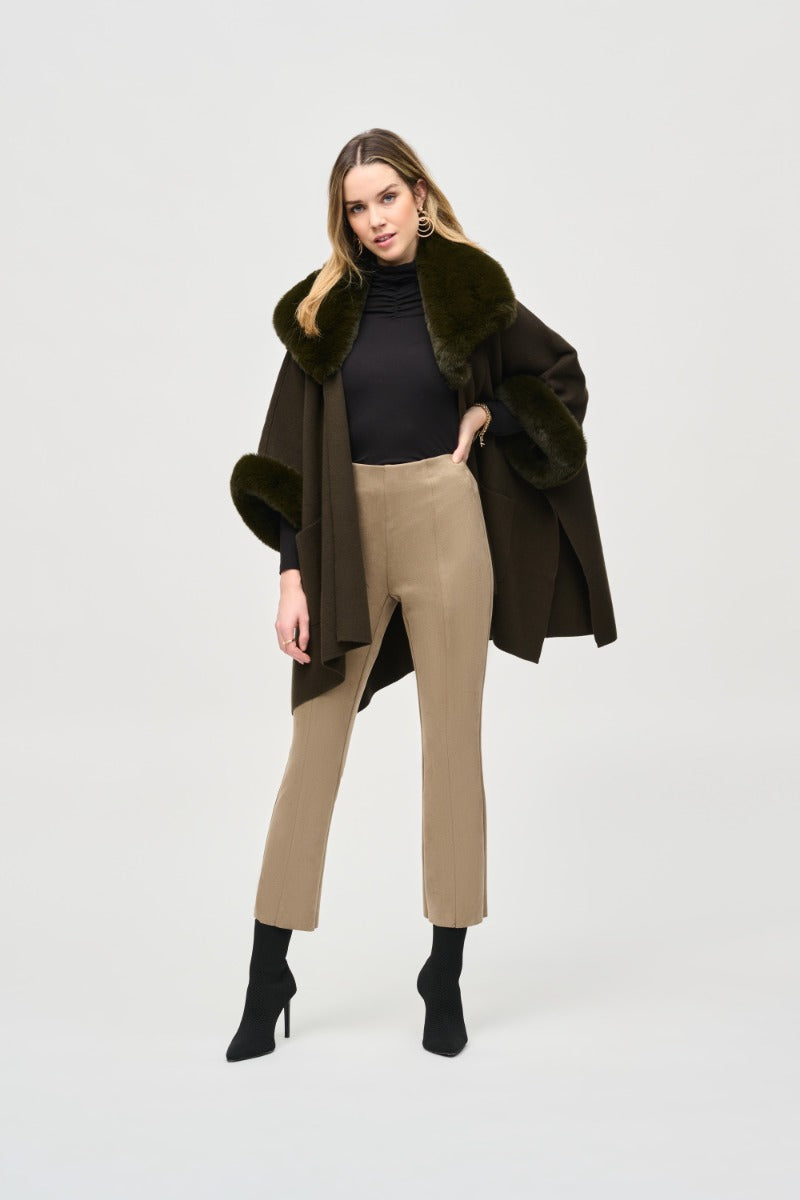 Faux Suede Bootcut Pant