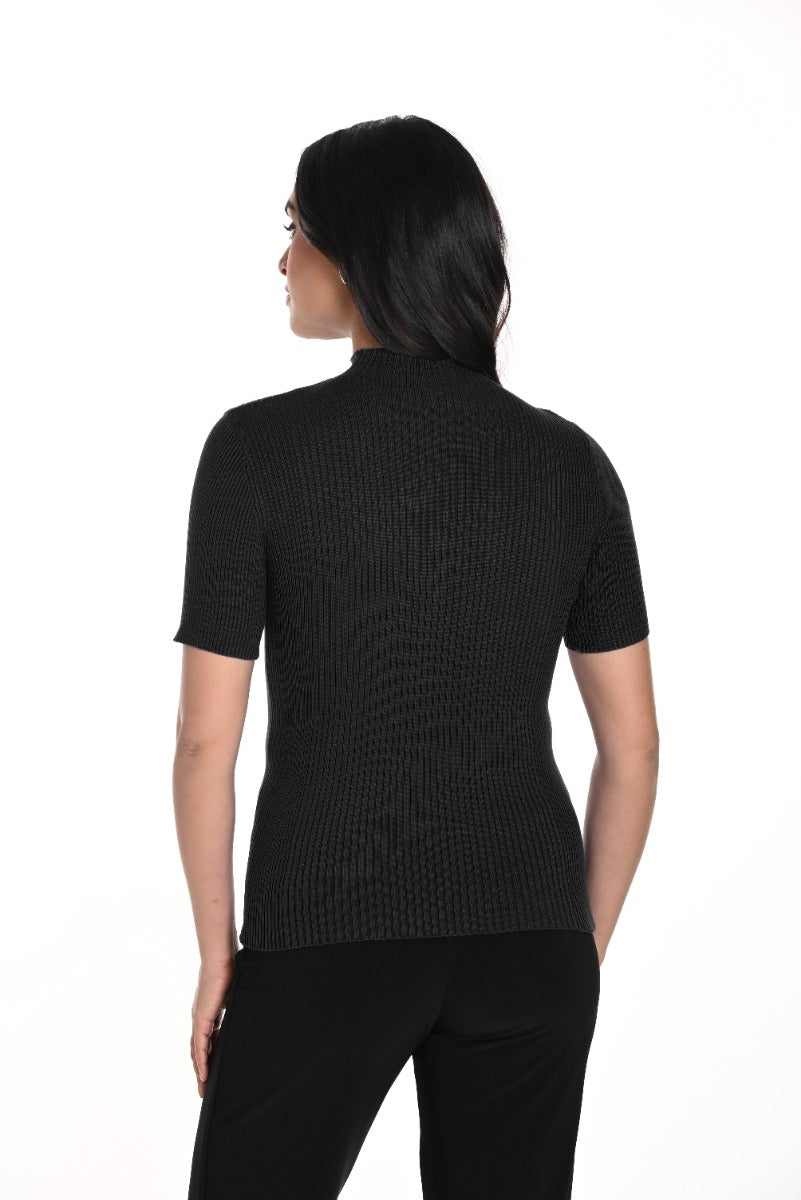 Mock Neck Stud Pullover