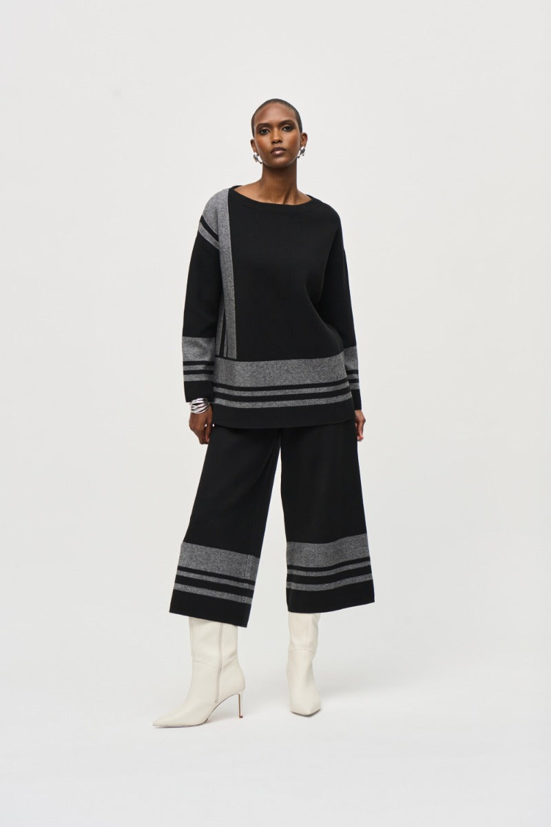 Color Block Stripe Culotte