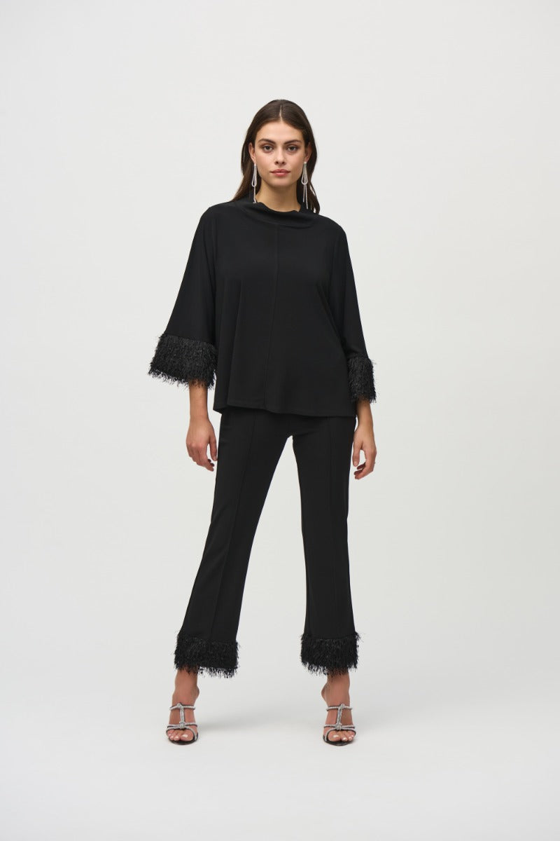 Funnel Neck Trapeze Top