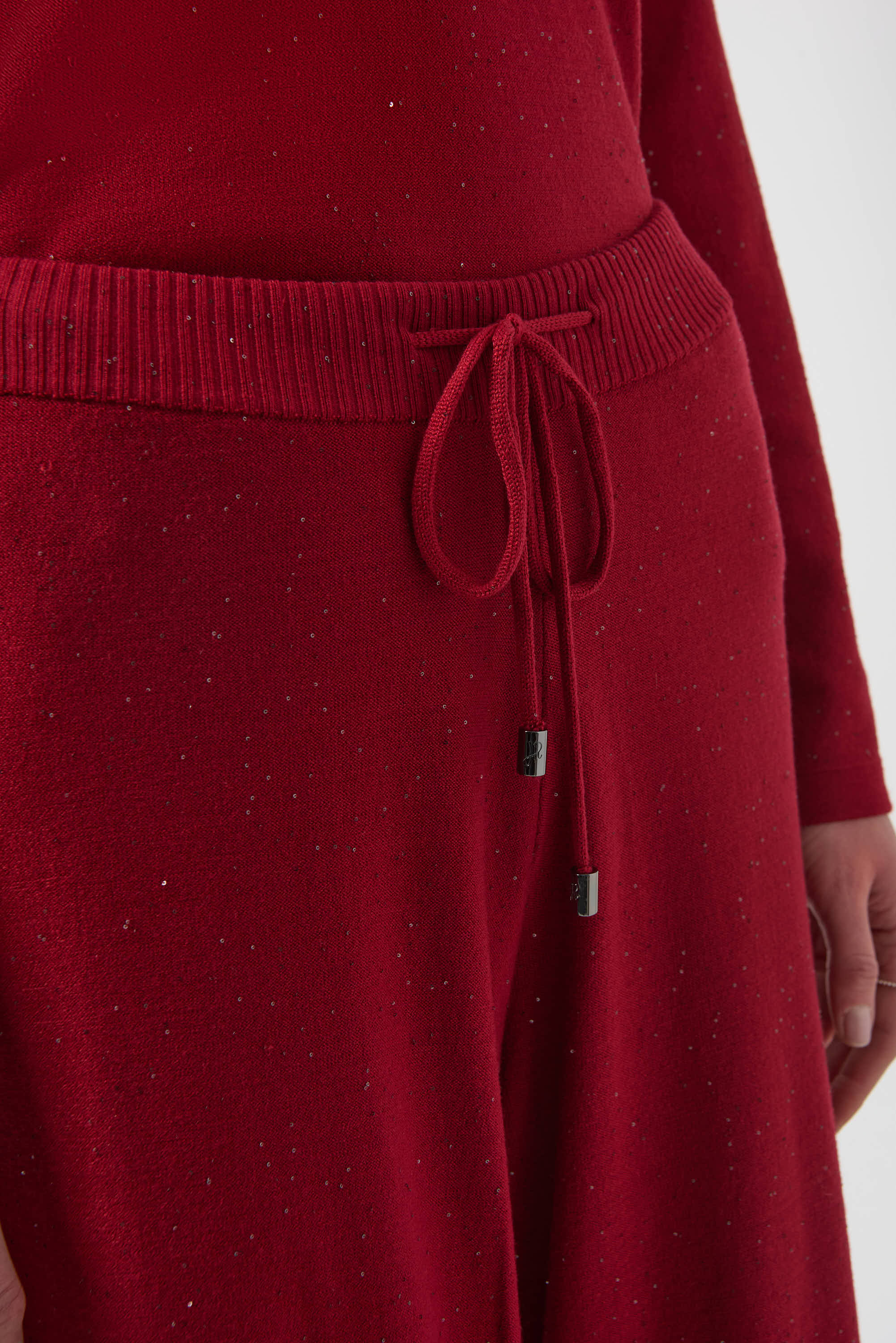 Knit Sequin Culotte