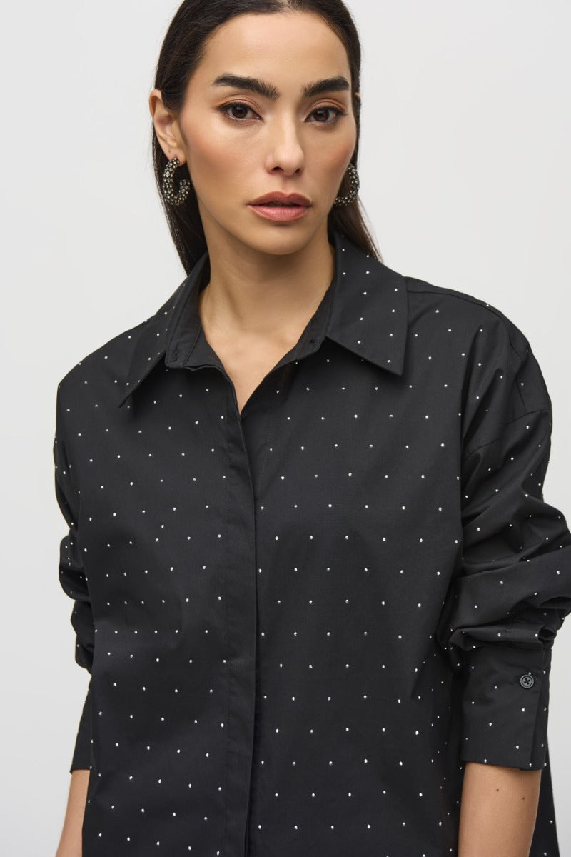 Studded Cotton Shirt