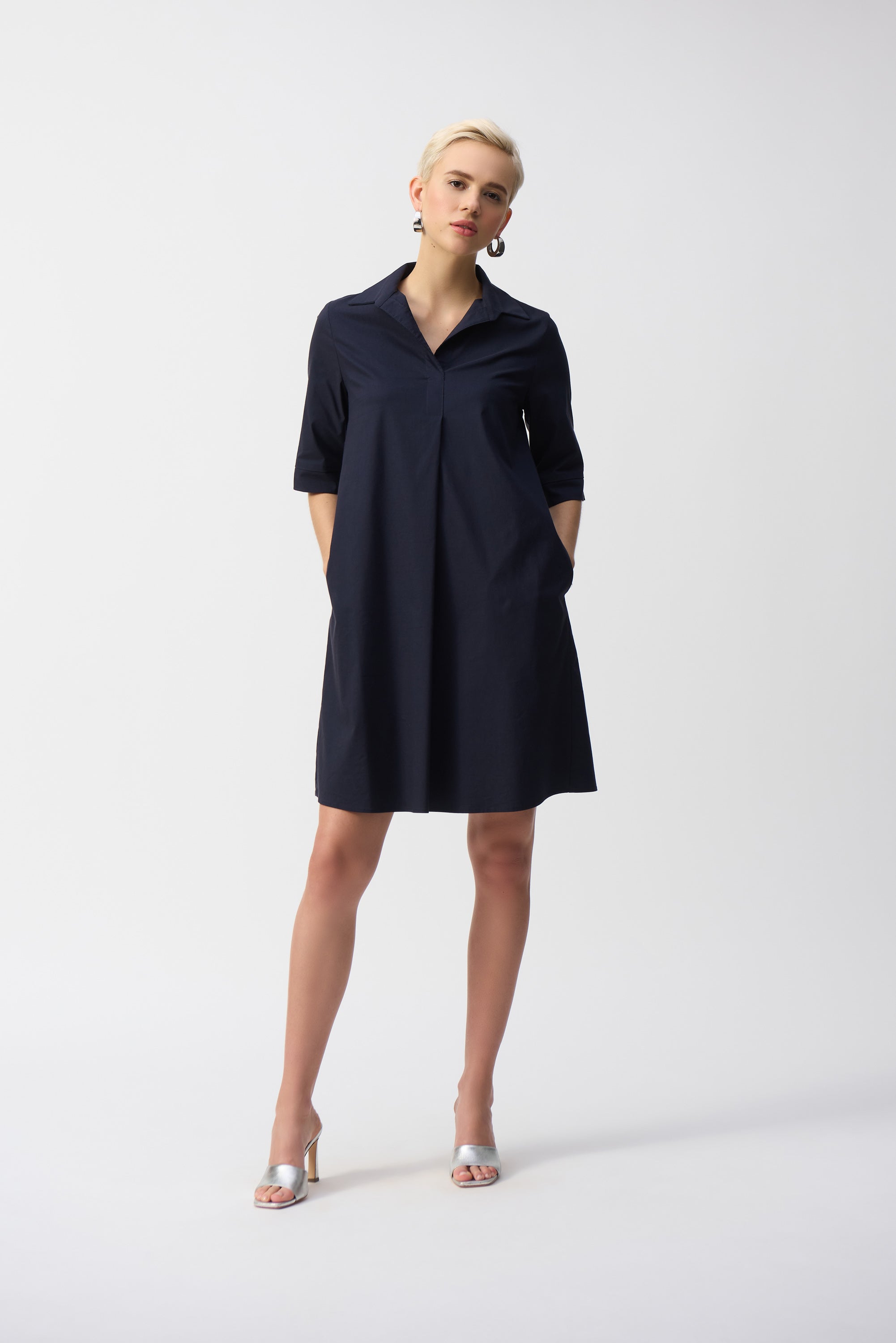 Poplin Shirt Dress