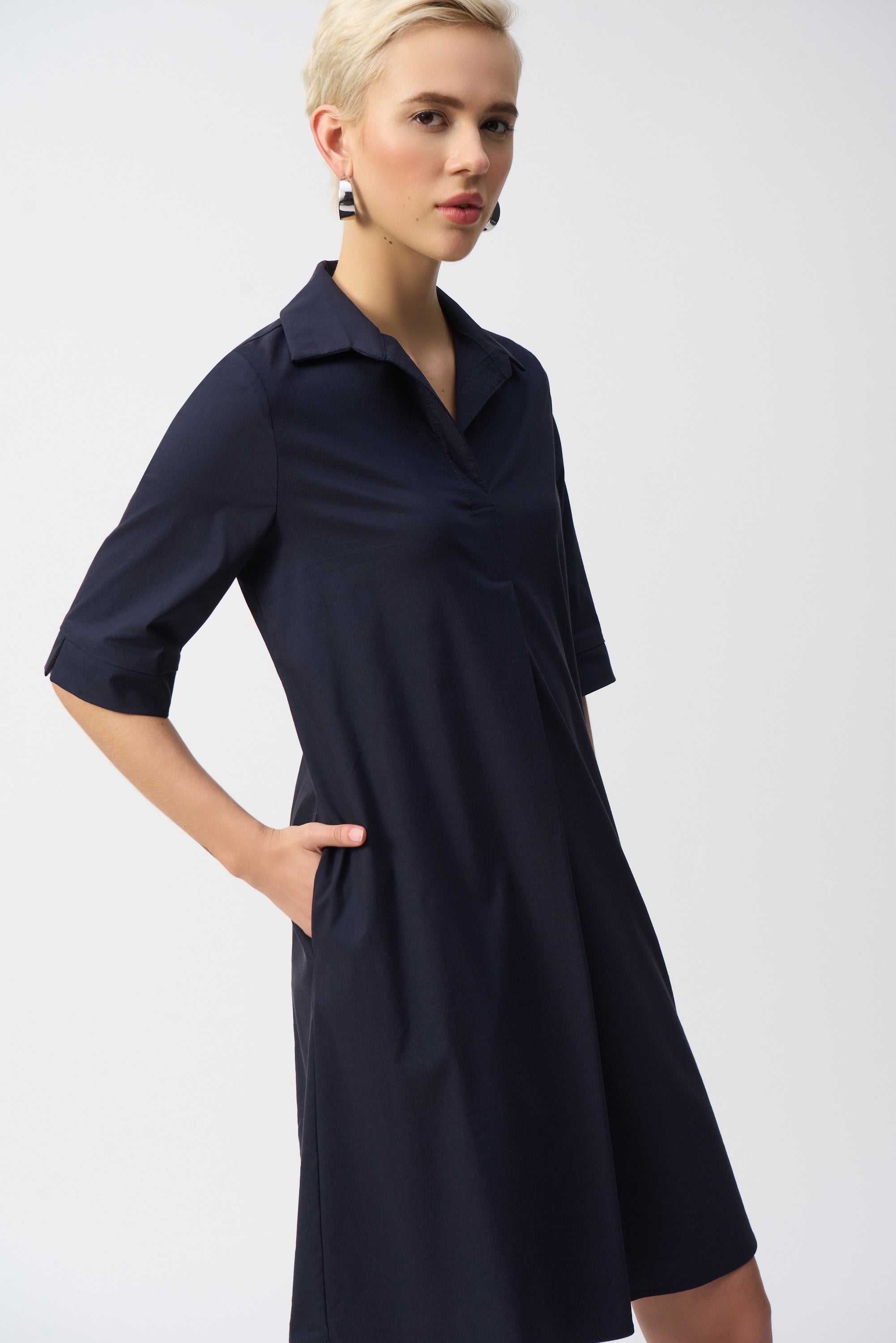 Poplin Shirt Dress