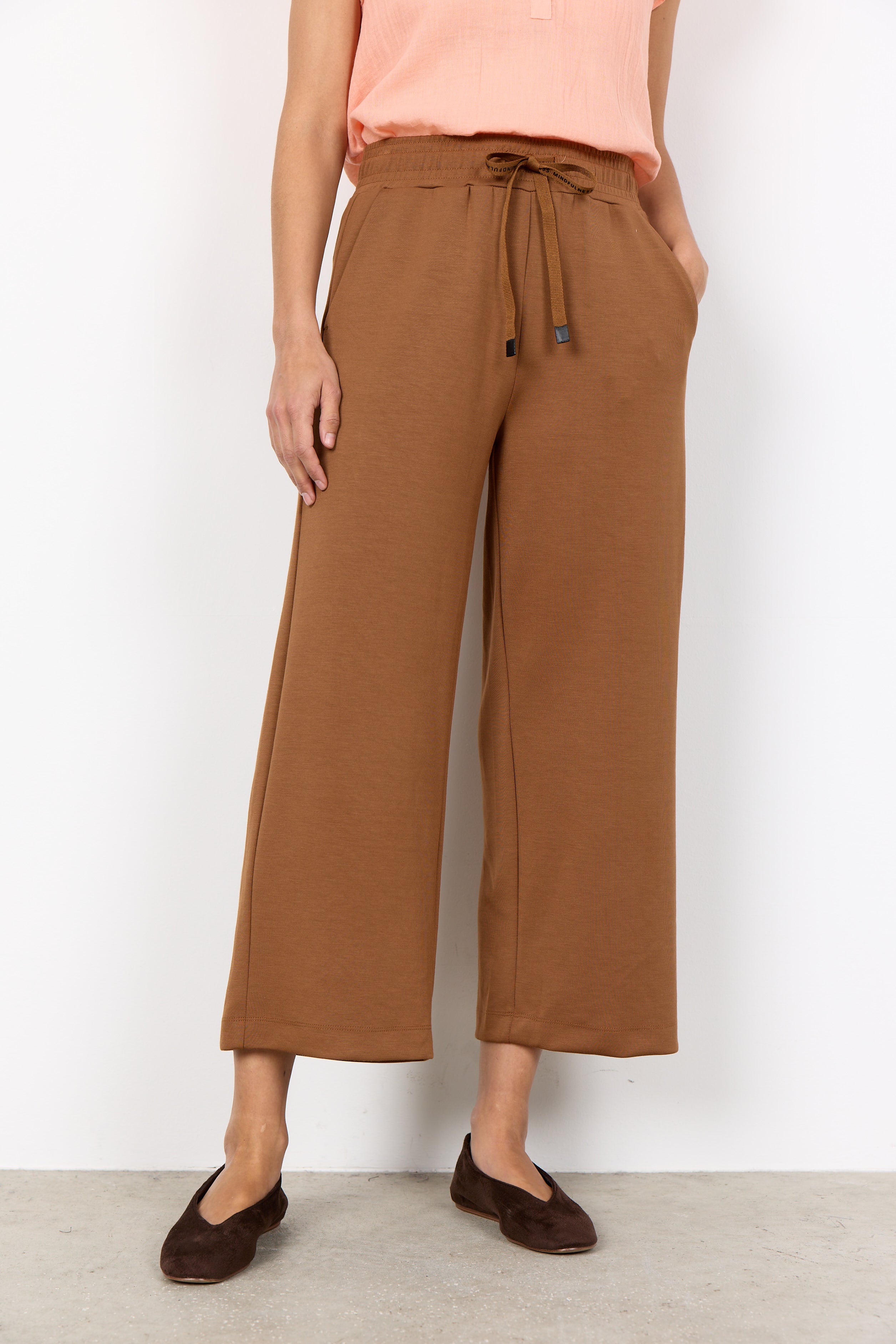 Wide Leg Jersey Culotte