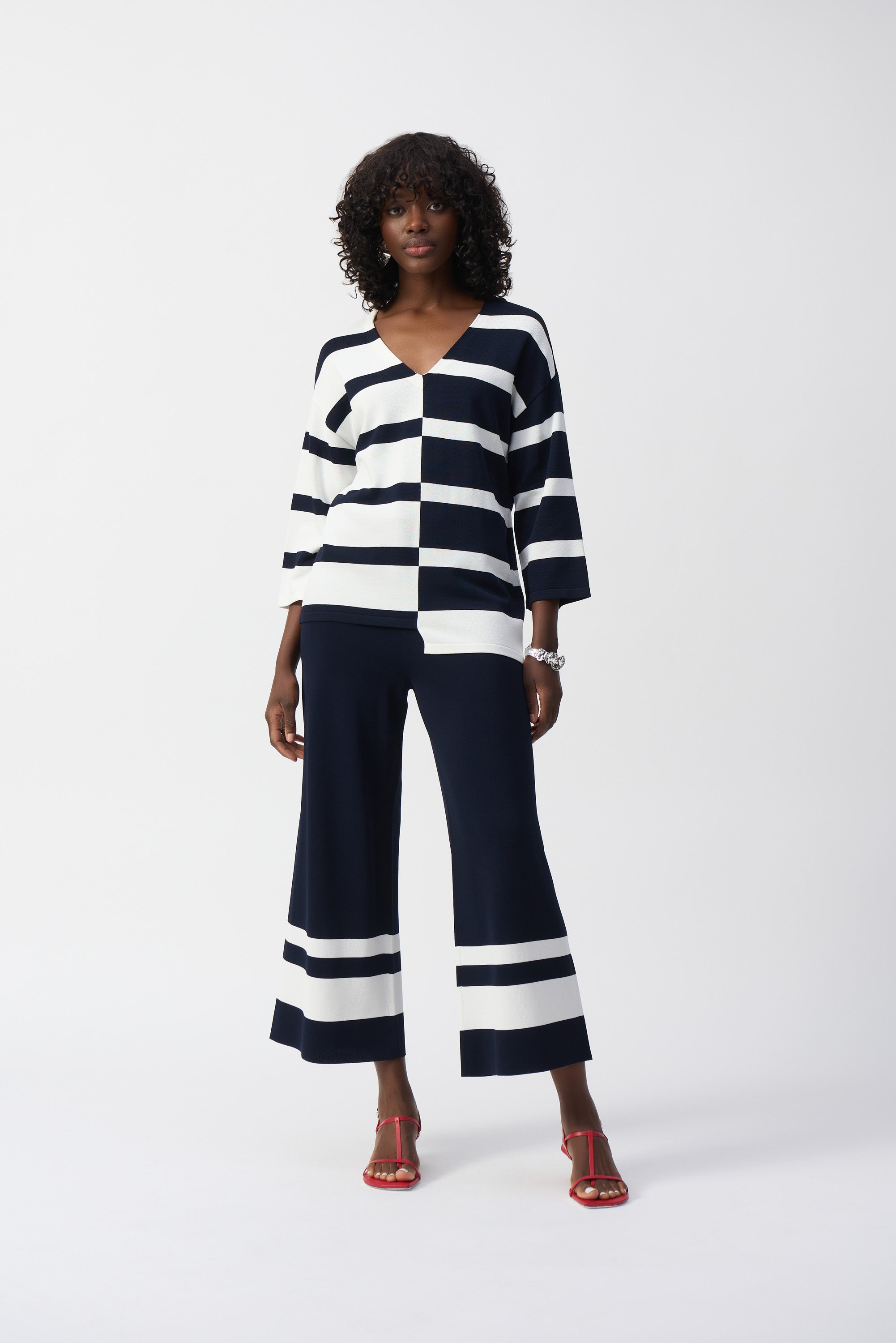 Stripe Wide Leg Culotte