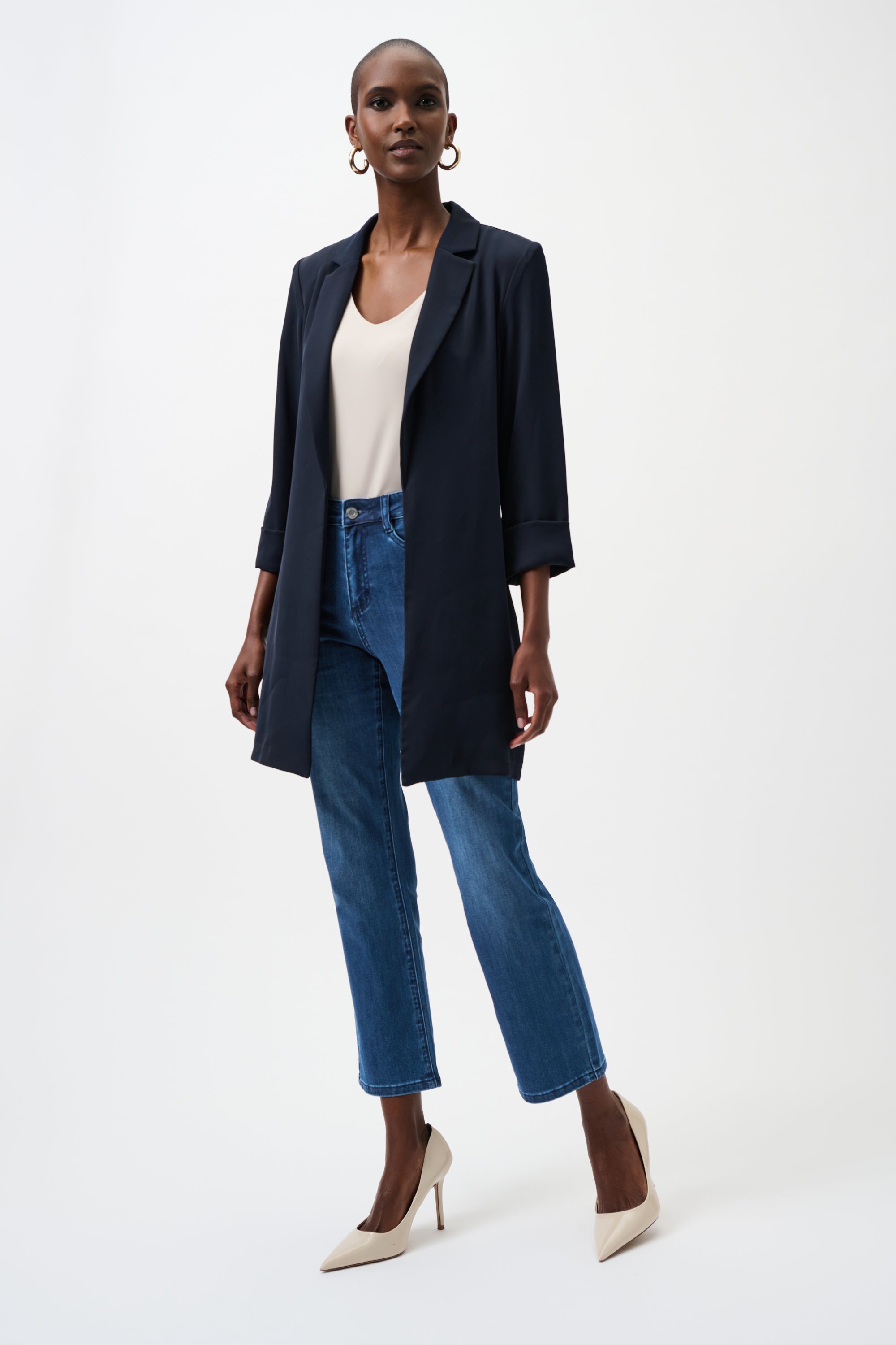 Classic Straight Leg Crop Jeans