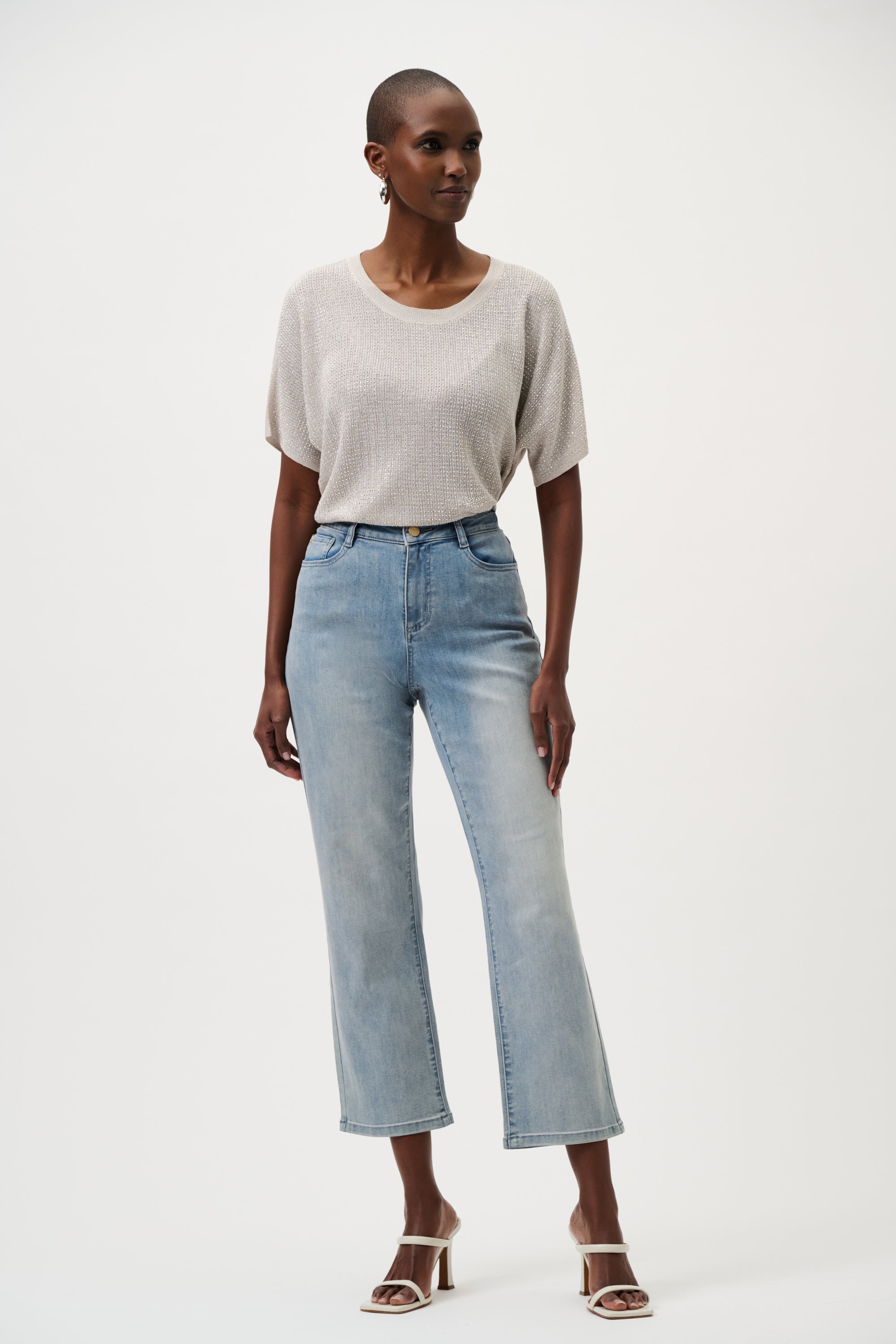 Classic Straight Leg Crop Jeans