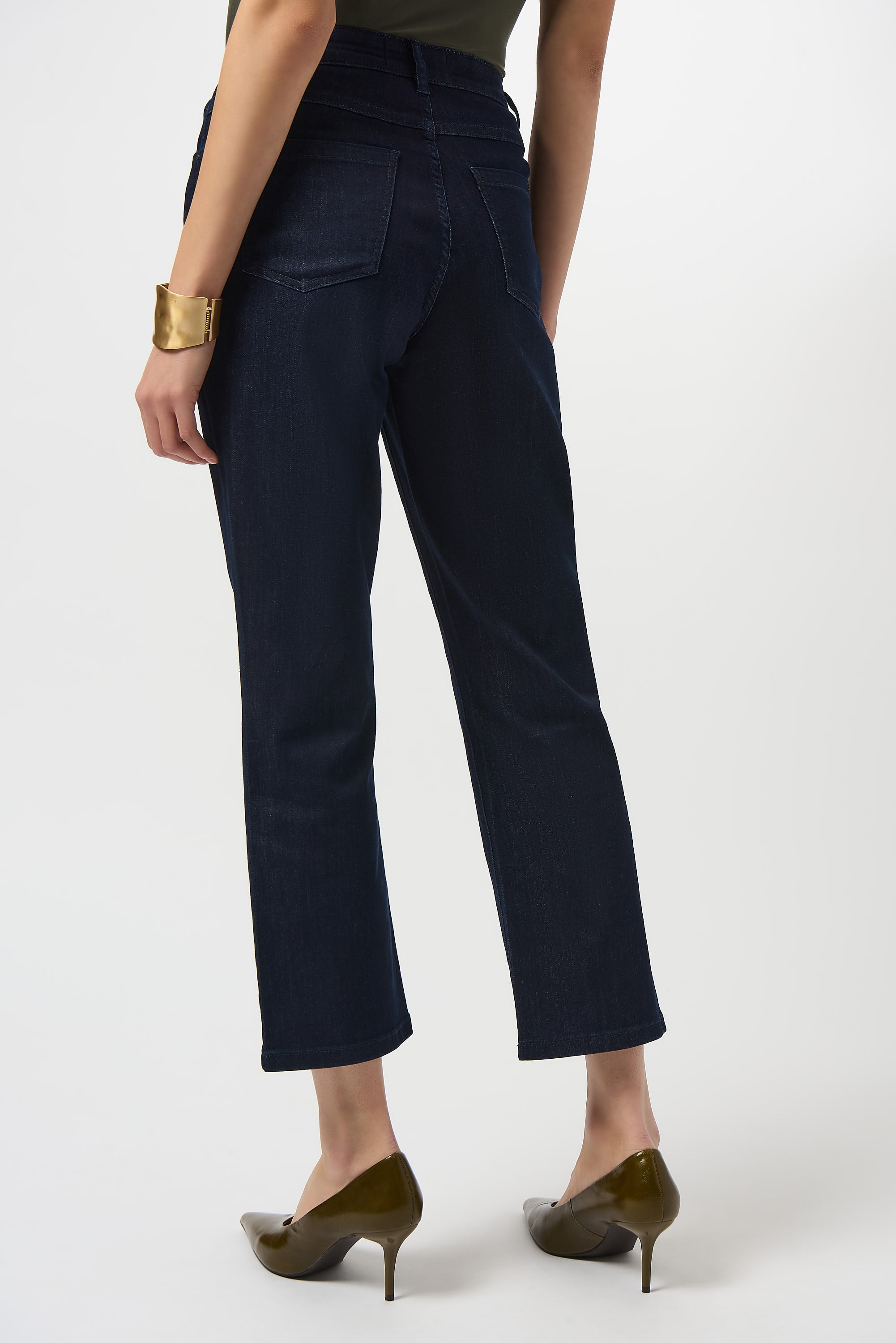 Classic Straight Leg Crop Jeans