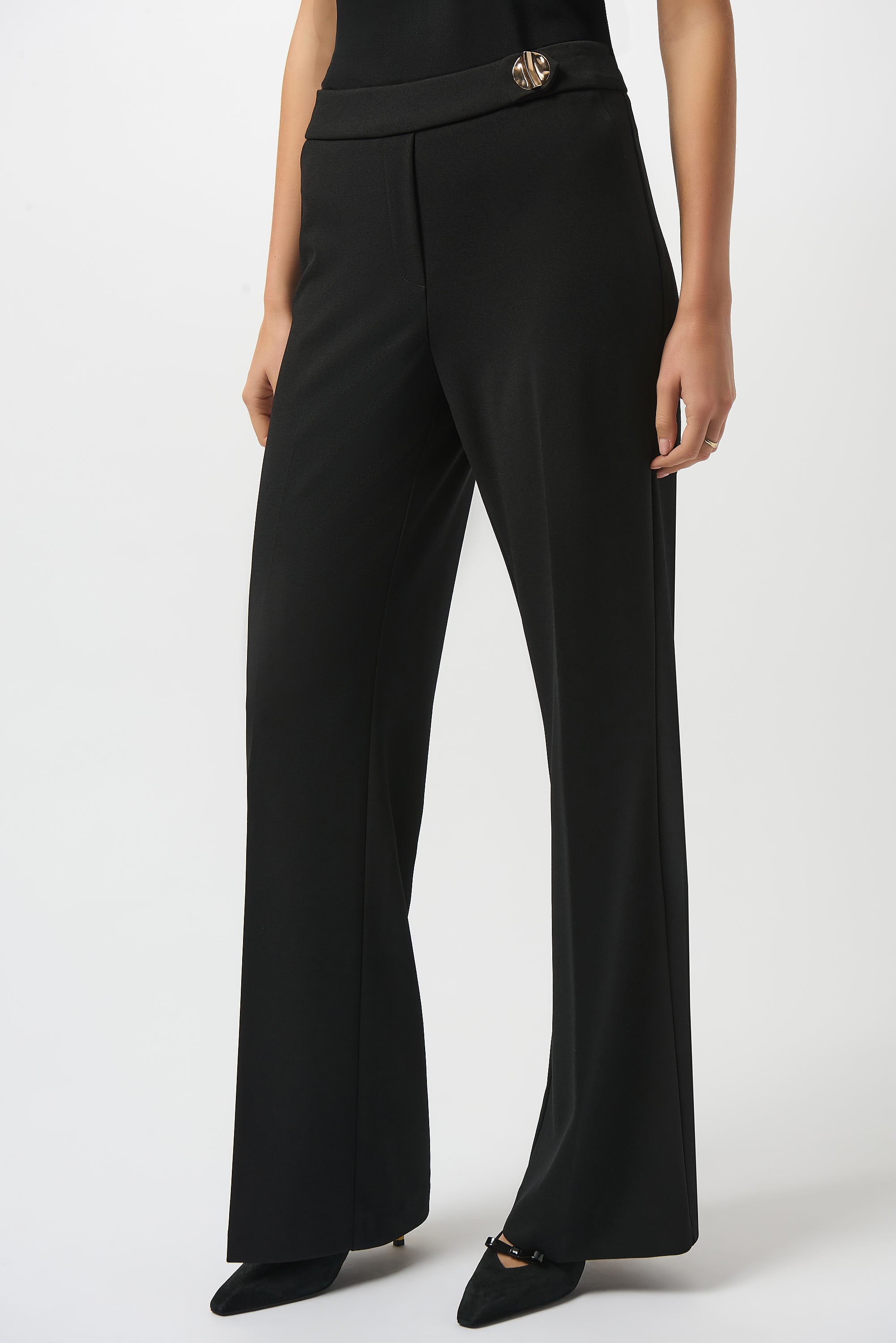 Wide Leg Crepe Pant
