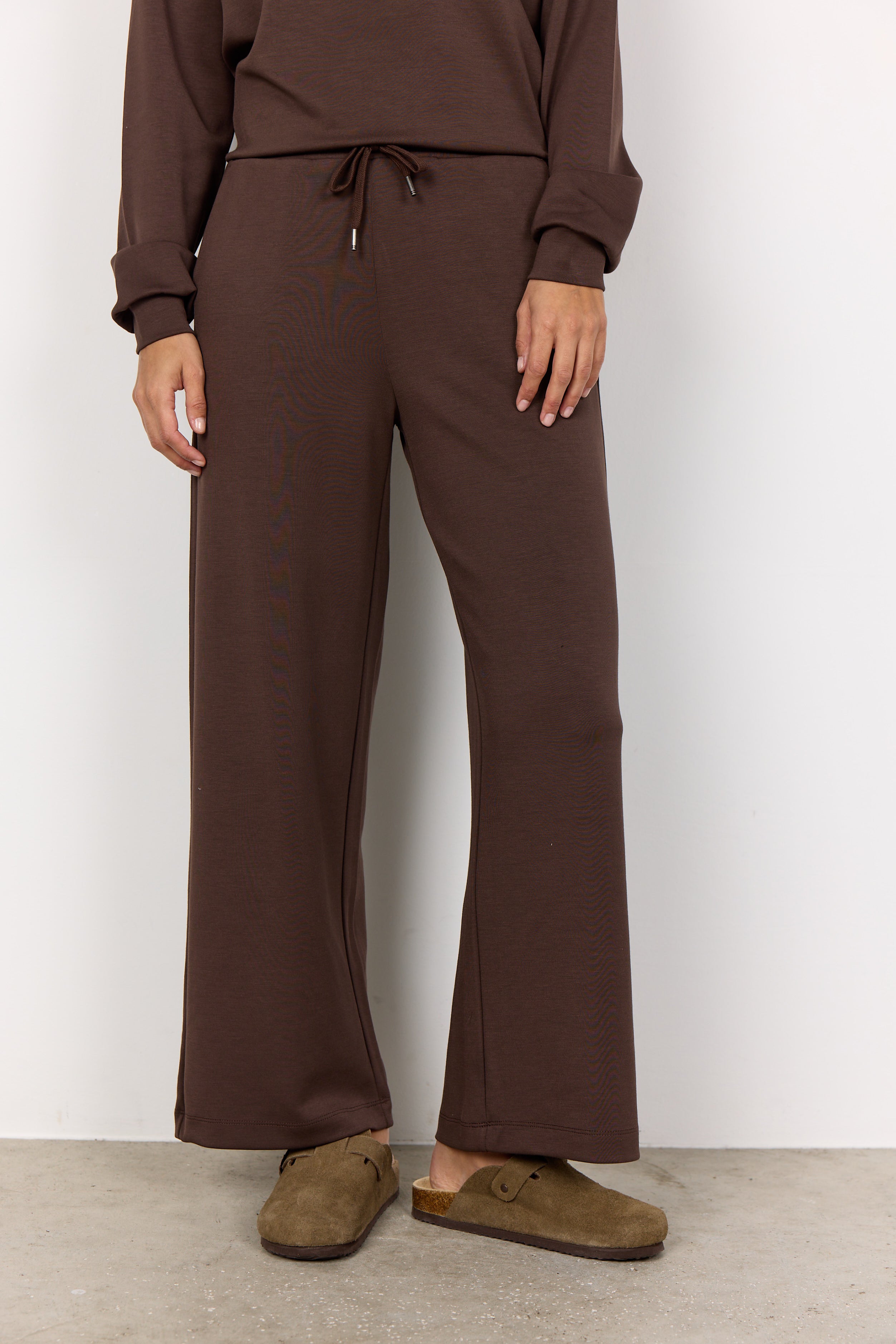 Wide Leg Jersey Pants