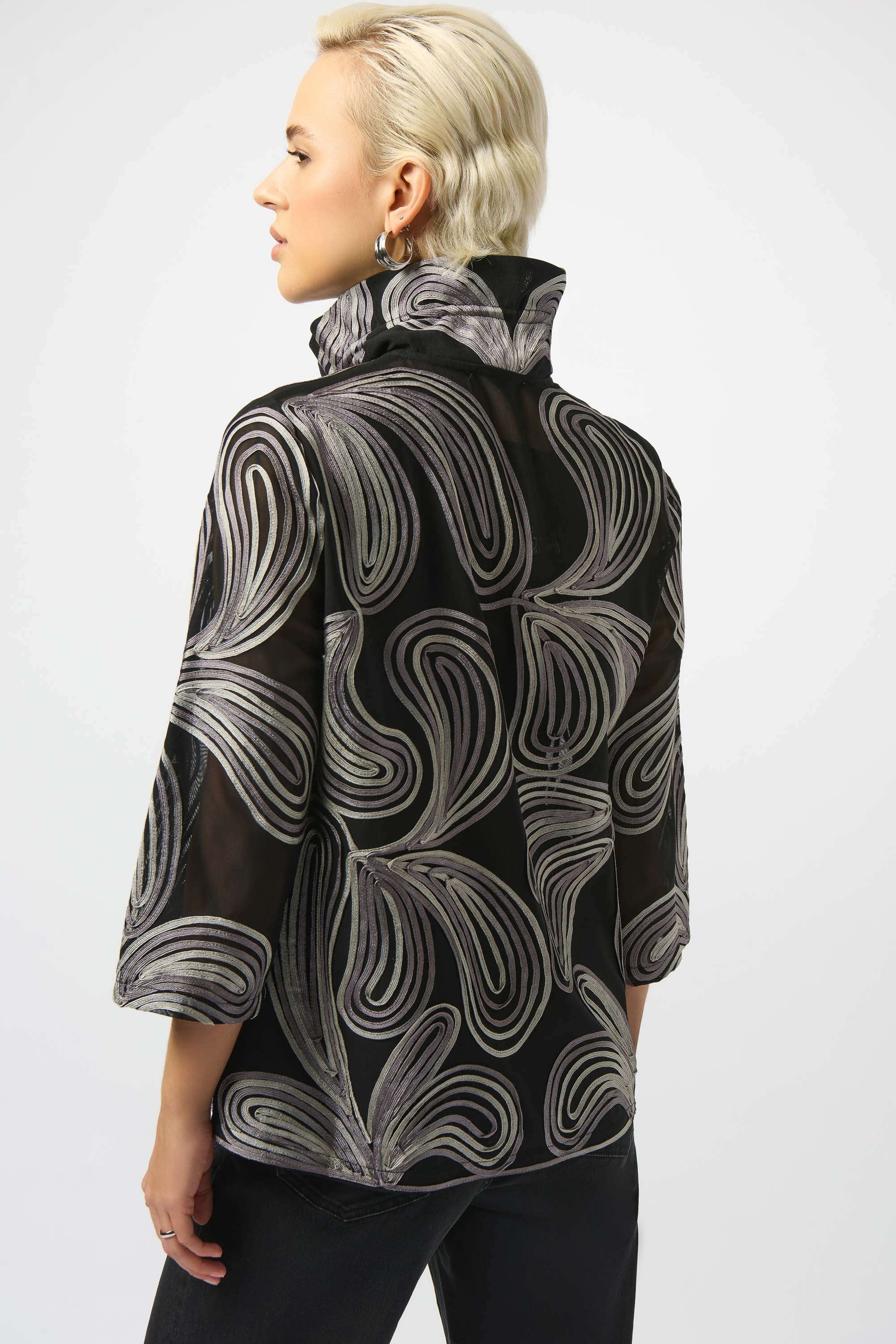 Soutache Ribbon Mesh Jacket