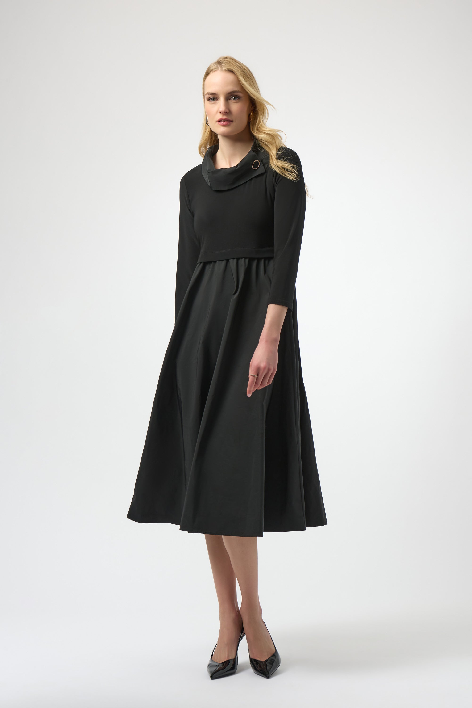 ワンピース A FERRETTI Women Dresses A0469 0119 0328 Blue CAYMAN BLUE PLEATED ASYMM MAXI DRESS – L'ABEYE