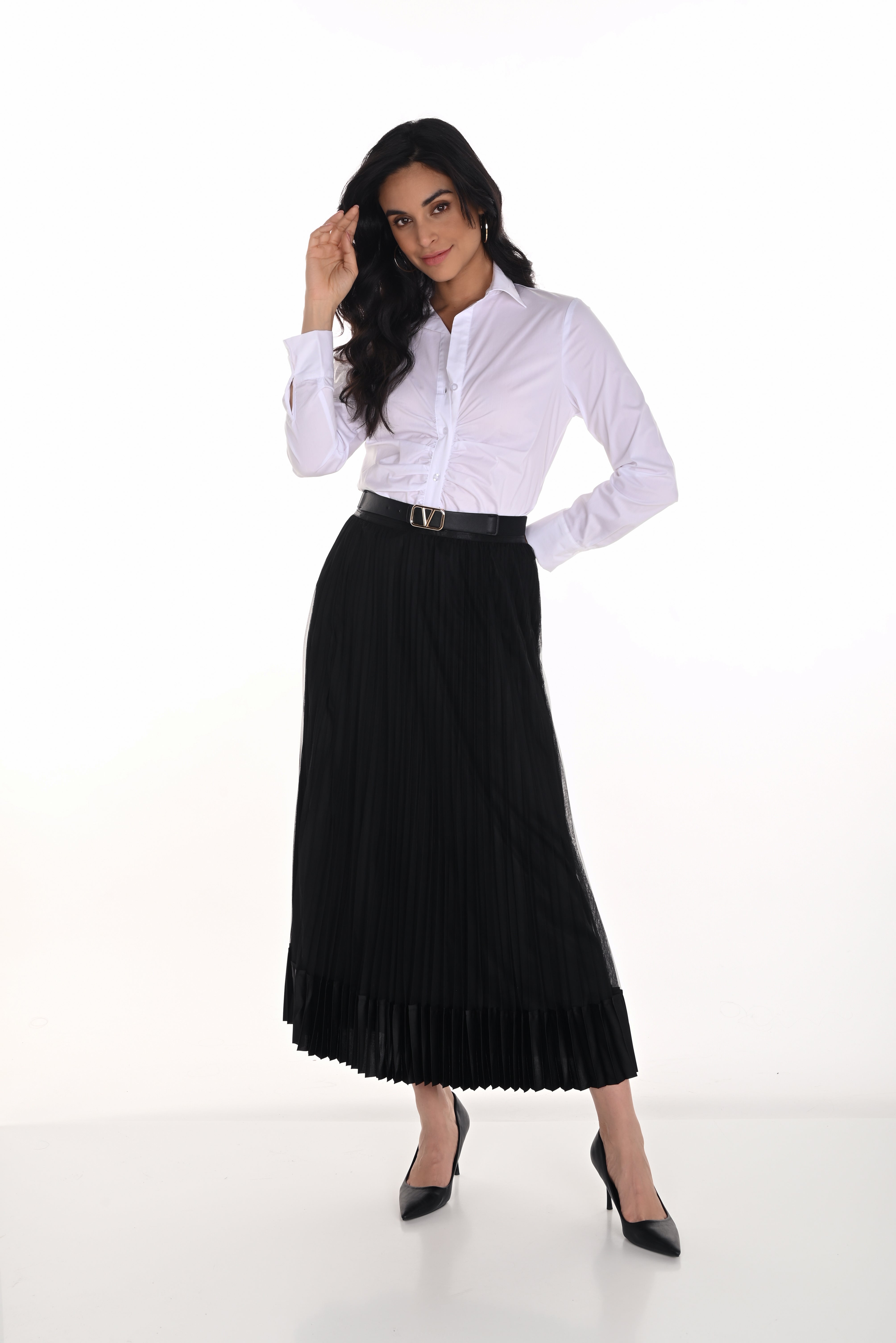 Accordion Pleat Skirt
