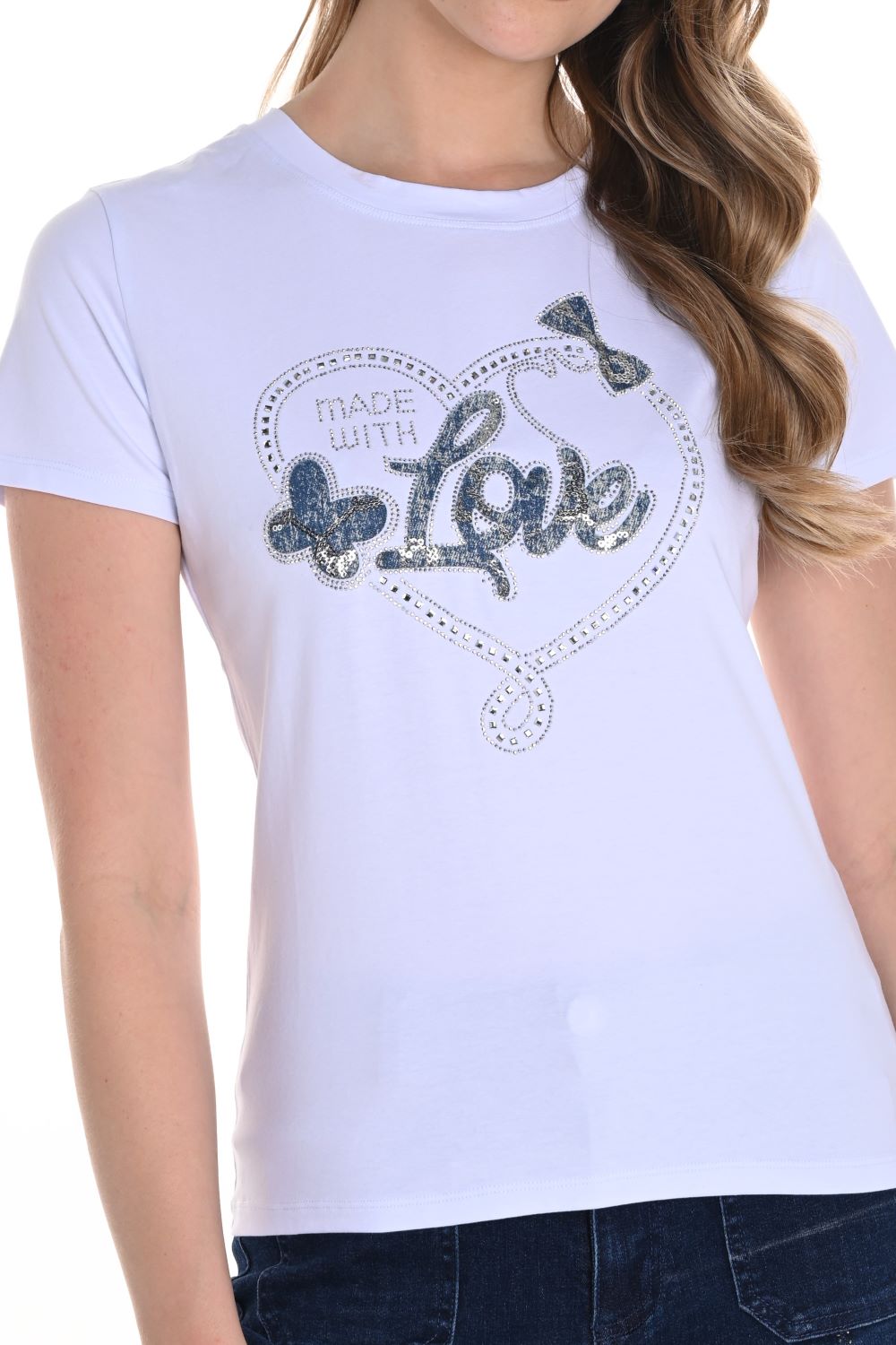 'Love' Stud T-Shirt