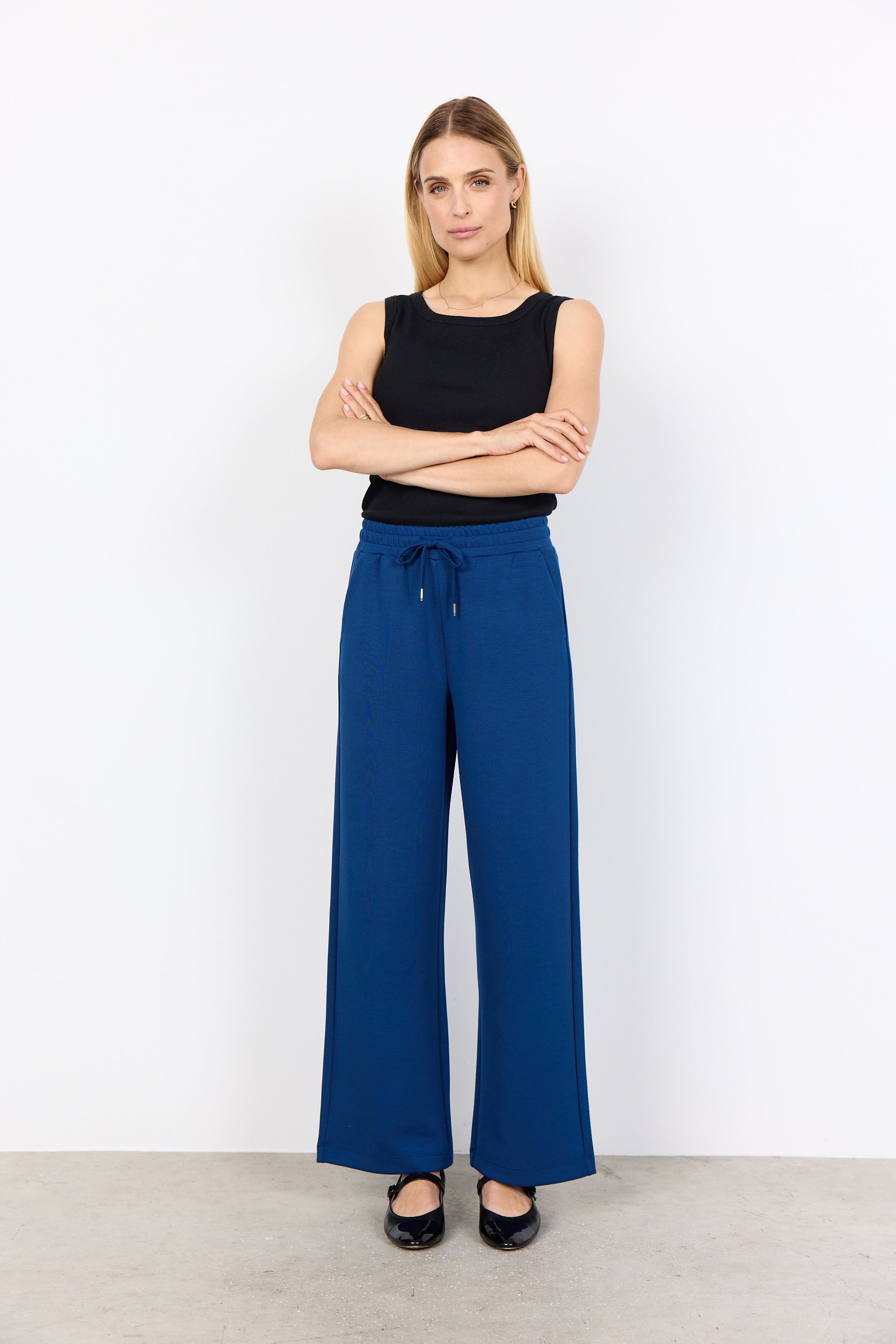 Wide Leg Jersey Pant