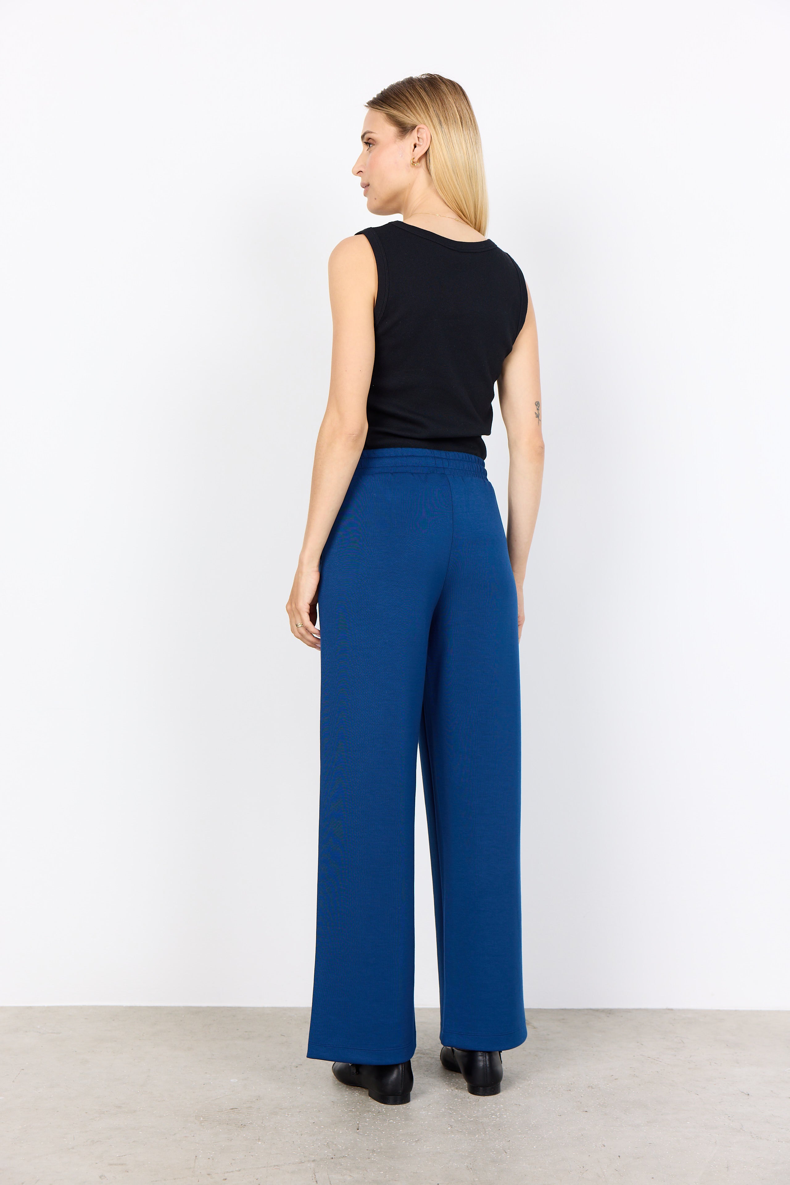 Wide Leg Jersey Pant