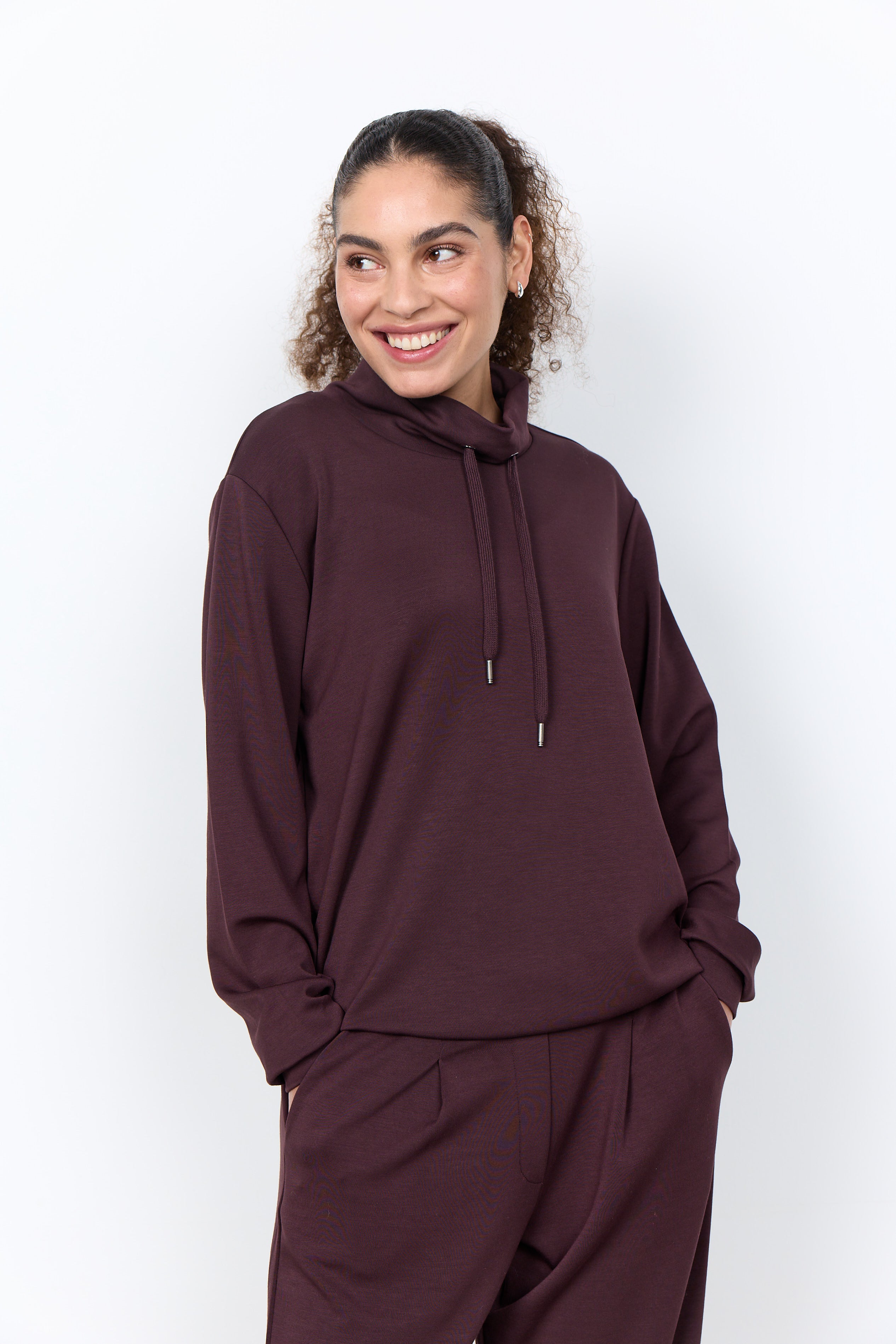 Cowl Neck Jersey Top
