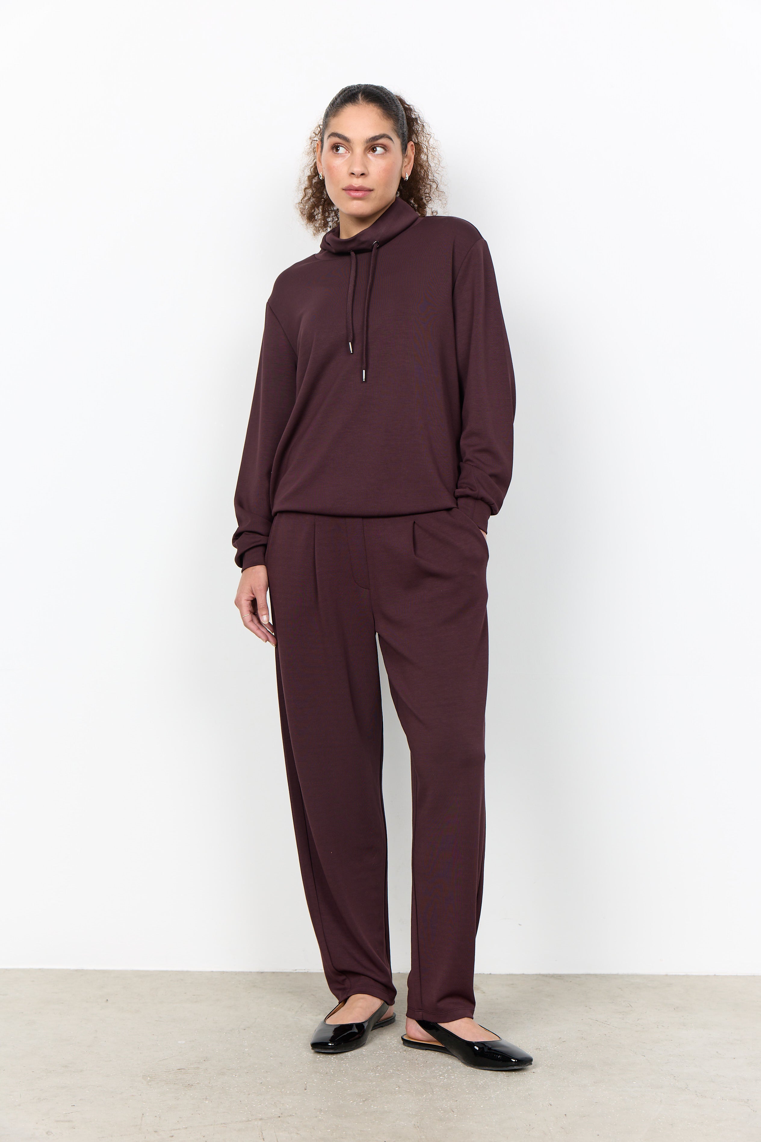 Cowl Neck Jersey Top