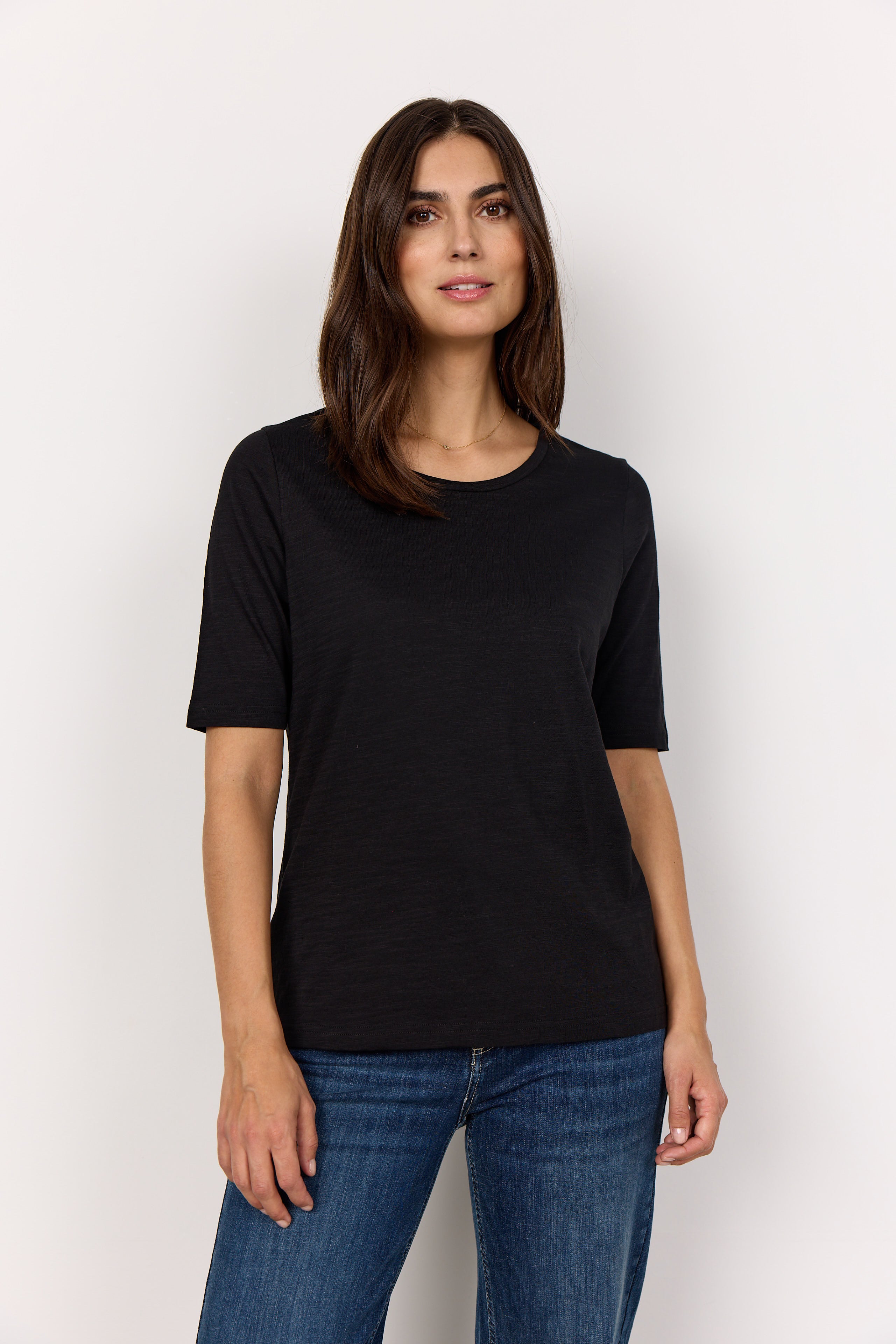 Short Sleeve Slub Top