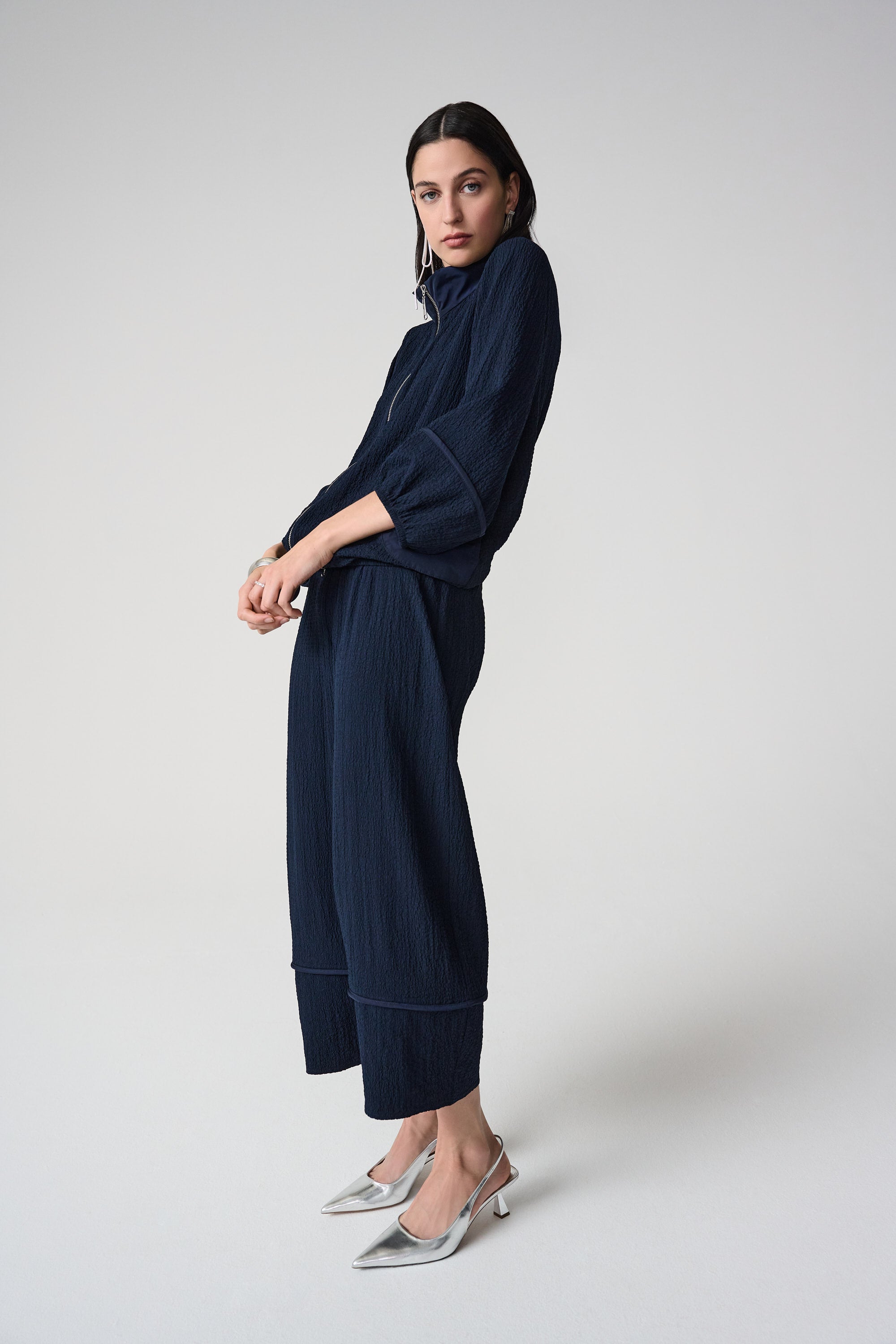 Seersucker Barrel Pant