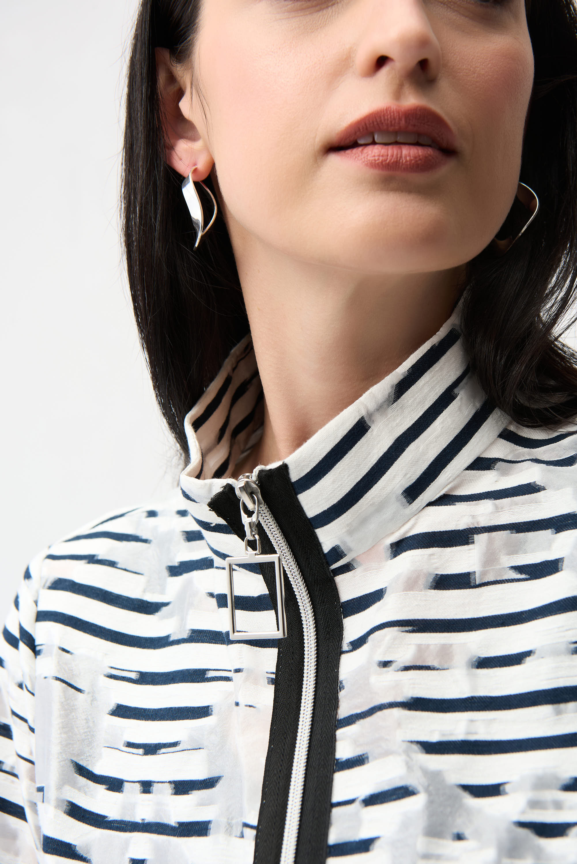 Organza Stripe Jacket