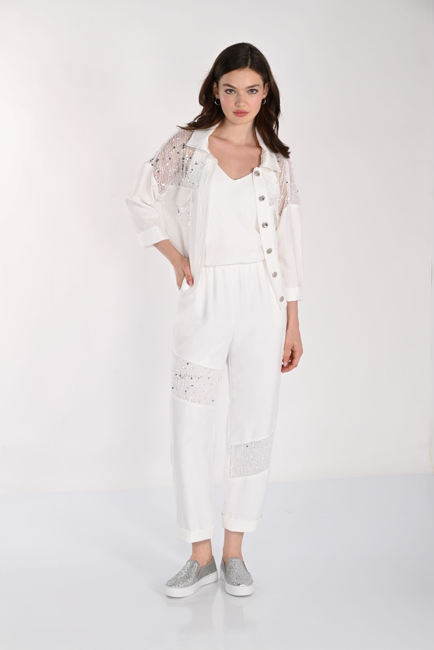 Crop Straight Leg Pant